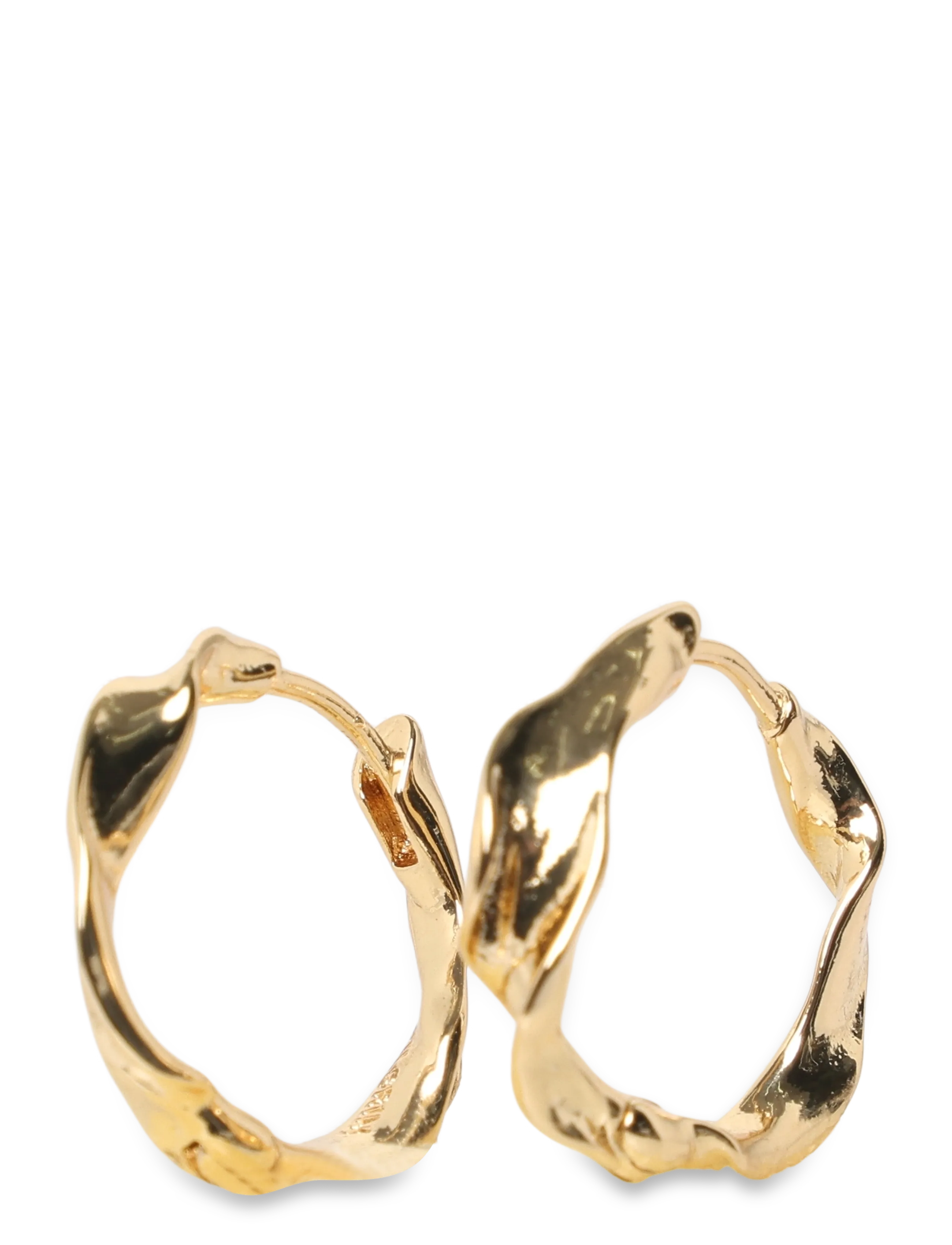 Pilgrim HERE hoop earrings gold-plated - Speciella tillfällen - GOLD PLATED / gold