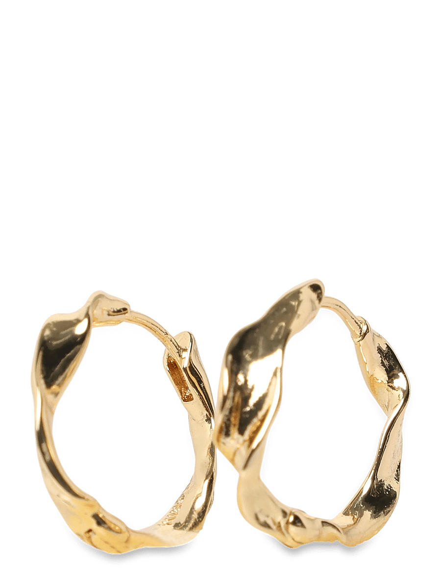 Pilgrim - HERE hoop earrings gold-plated - creoler & hoops - gold plated - 1