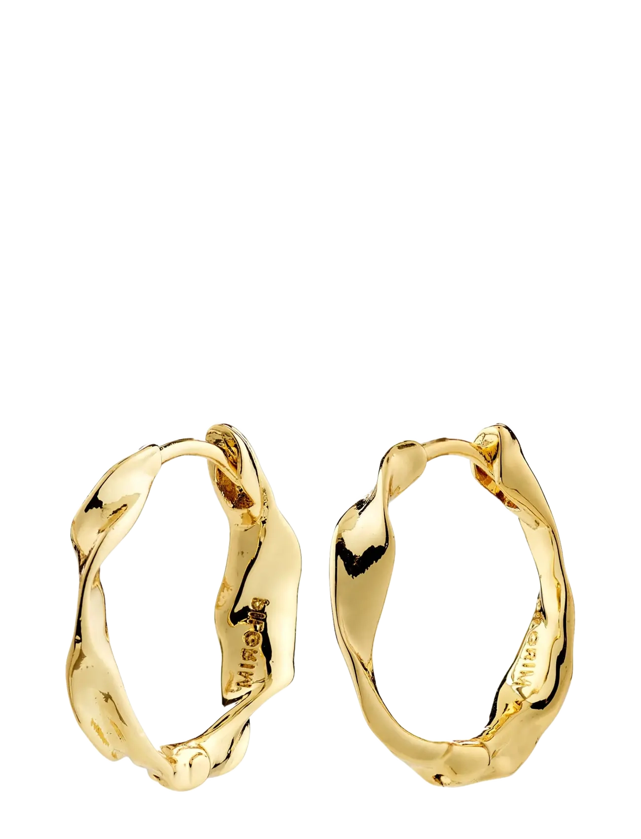 Pilgrim HERE hoop earrings gold-plated - Schmuck - GOLD PLATED / gold