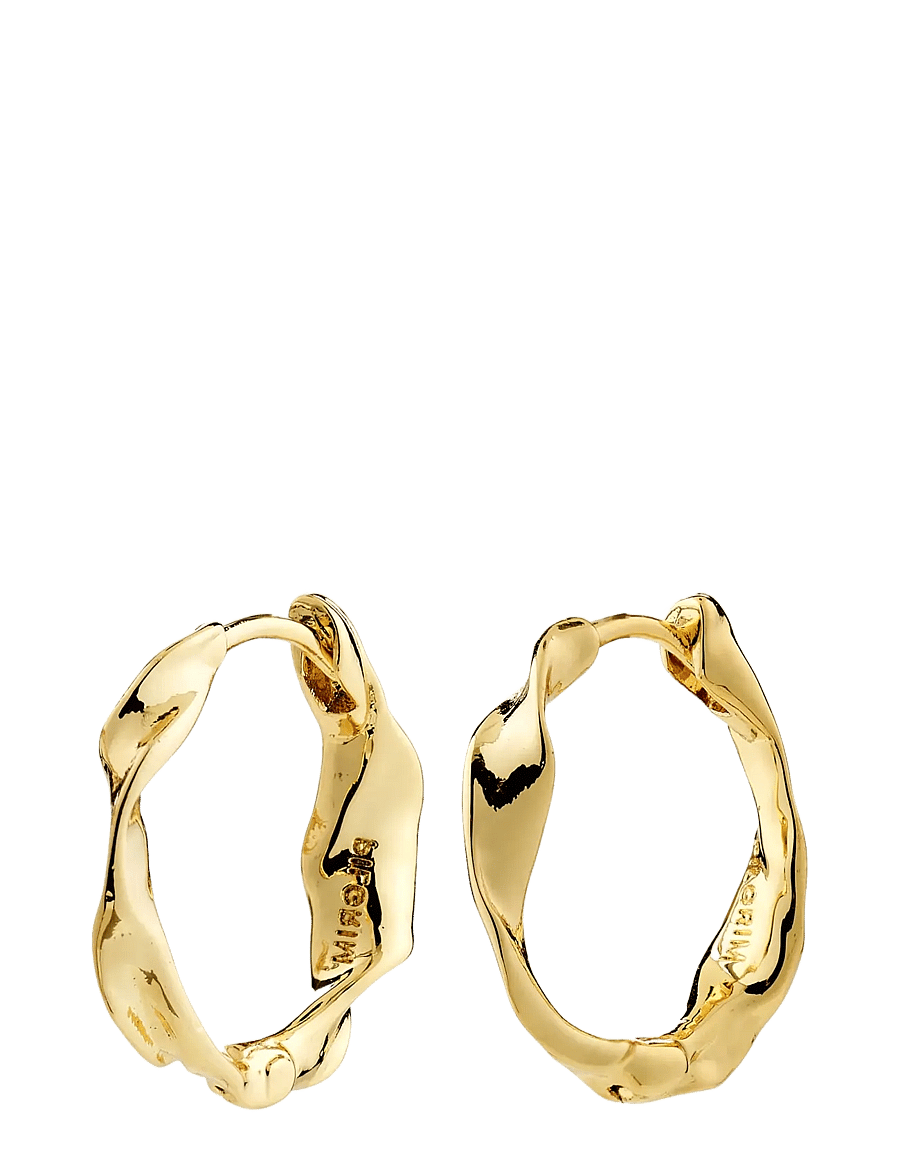 Pilgrim - HERE hoop earrings gold-plated - gold plated - 1