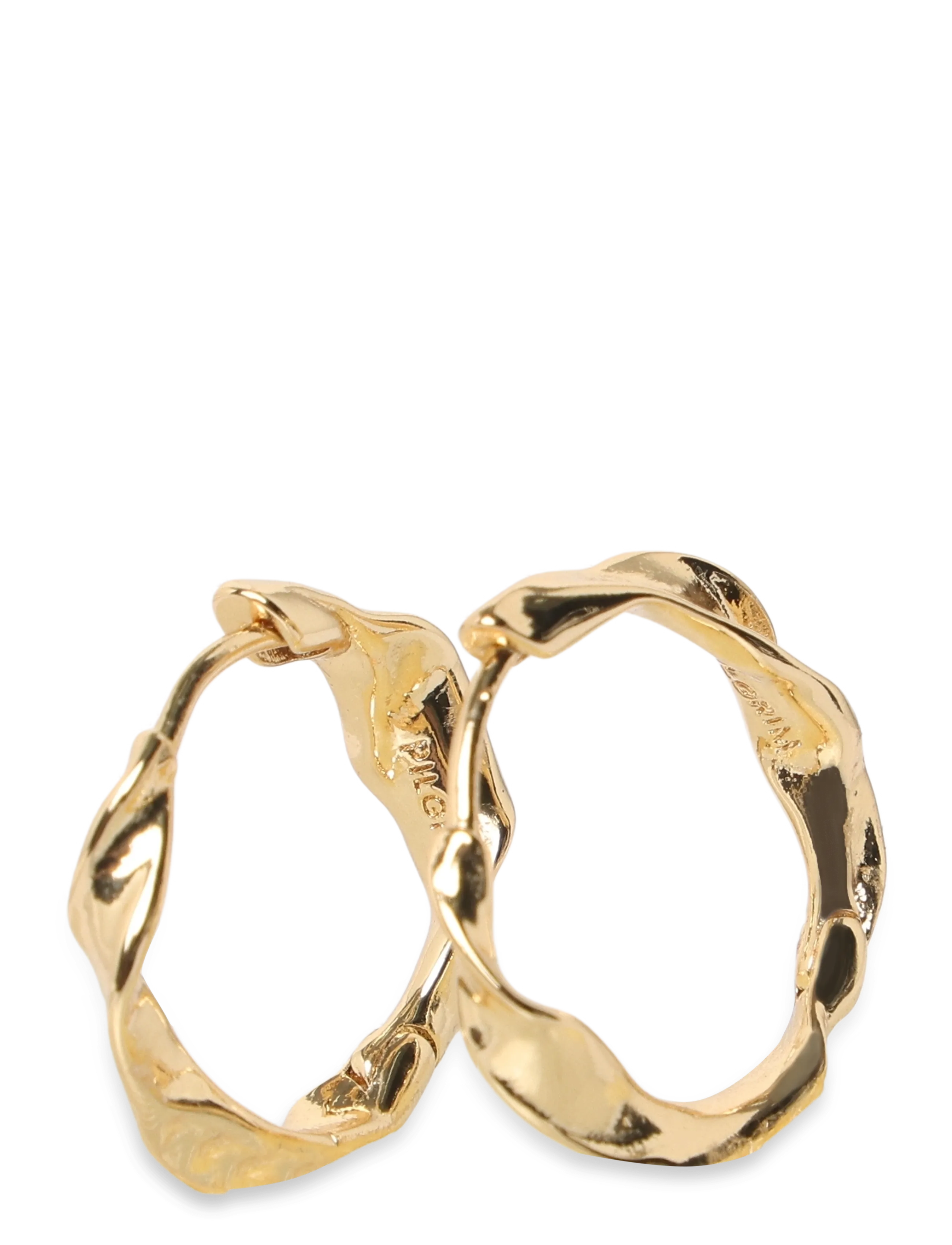 Pilgrim - HERE hoop earrings gold-plated - creoler & hoops - gold plated - 2
