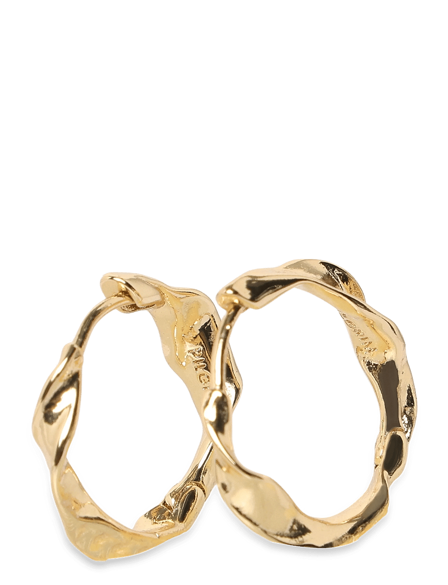 Pilgrim - HERE hoop earrings gold-plated - creoler & hoops - gold plated - 2