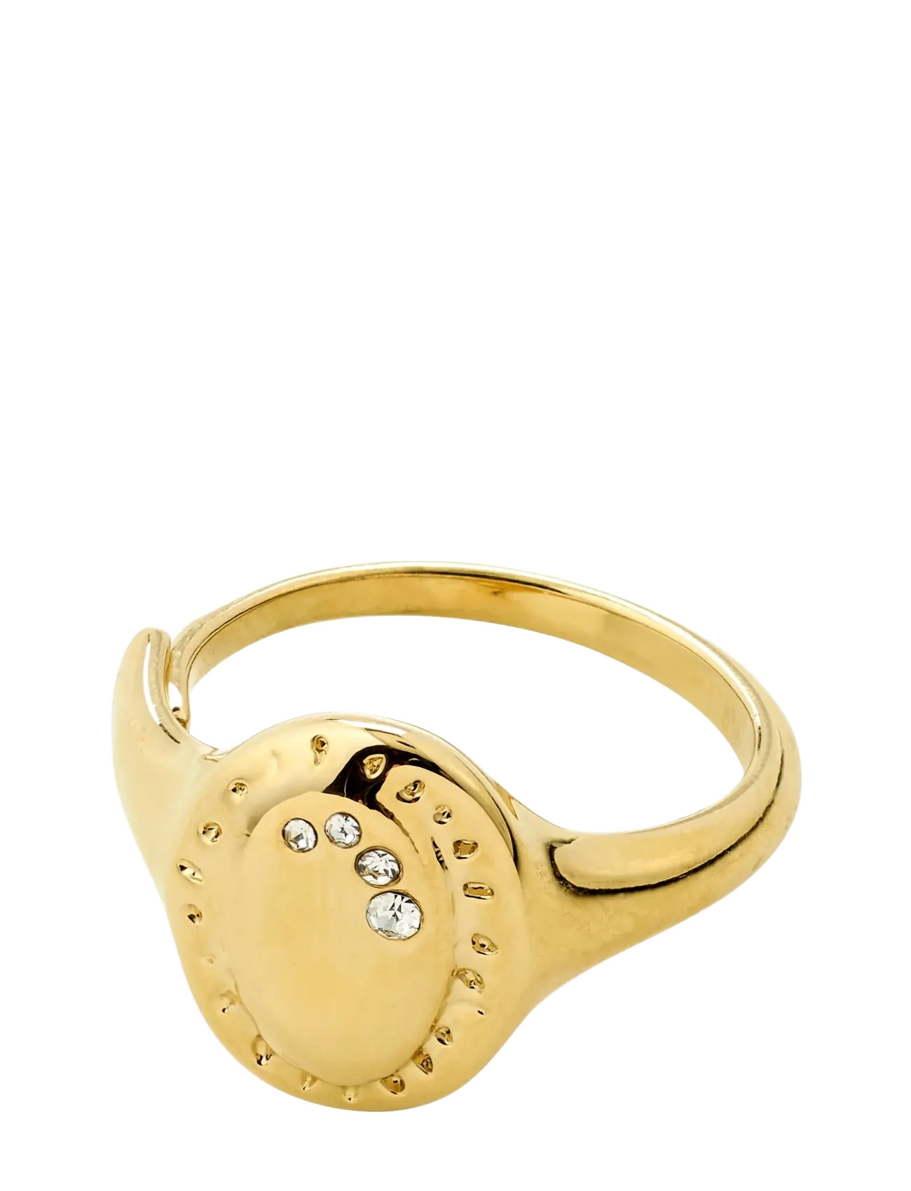 Pilgrim HERE ring gold-plated - Accessories - GOLD PLATED / gold
