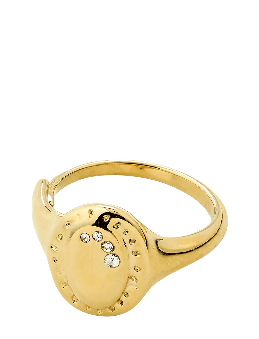 Pilgrim - HERE ring gold-plated - konfirmationstøj - gold plated - 1