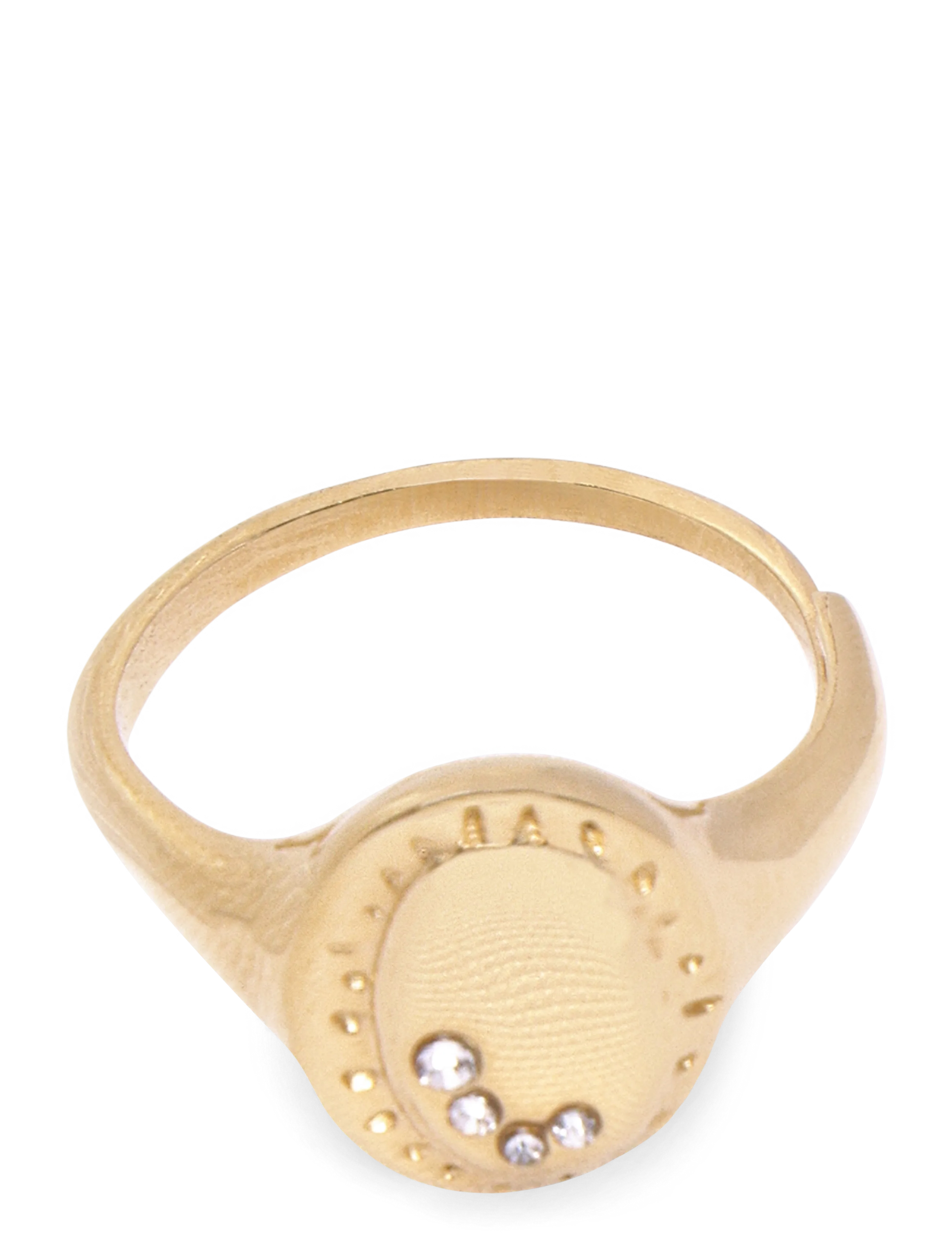 Pilgrim HERE ring gold-plated - Wedding guests - GOLD PLATED / gold