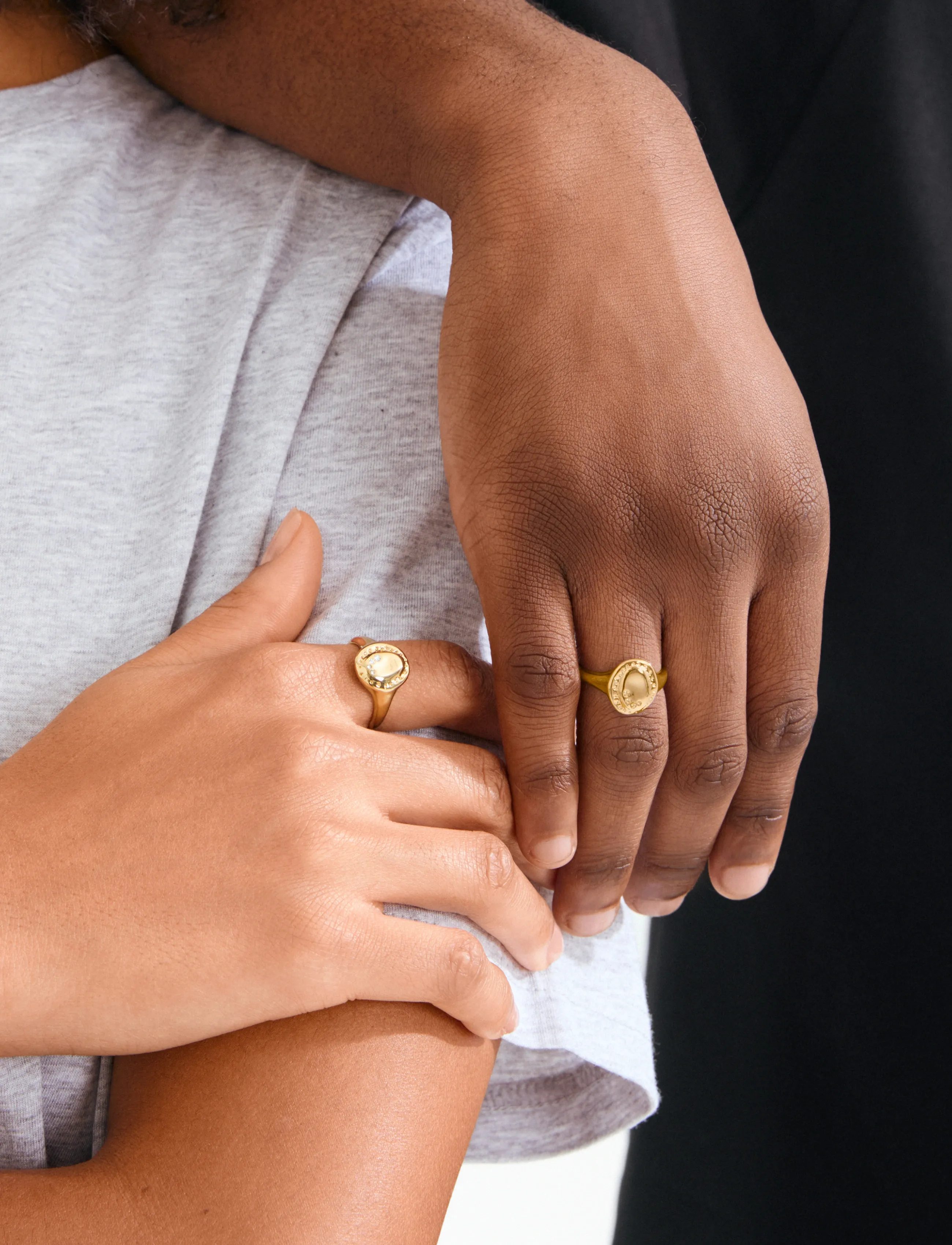 Pilgrim Here Ring Gold-Plated, One Size, Gold, Smykker > Ringe, Dame