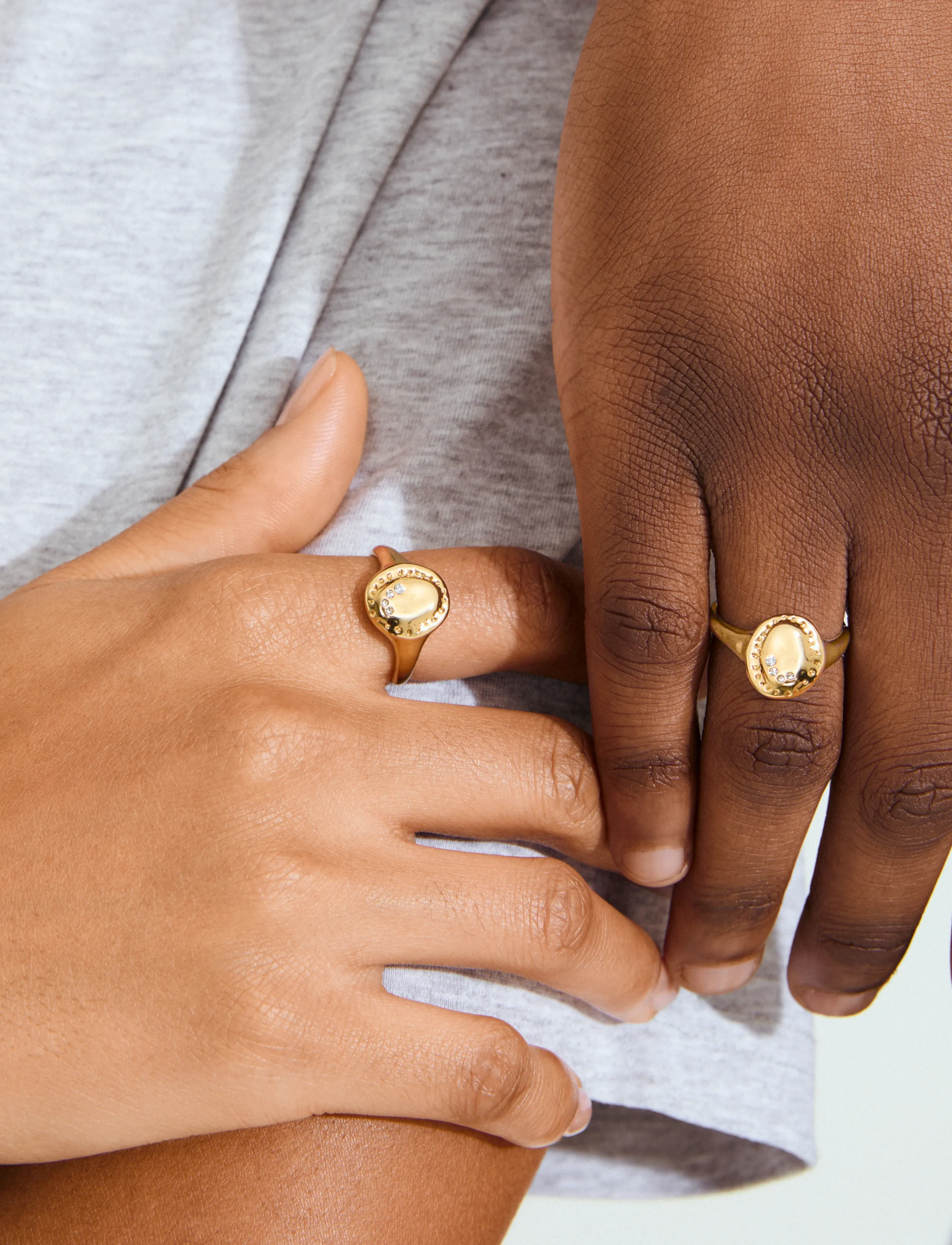 Pilgrim - HERE ring gold-plated - confirmation - gold plated - 2