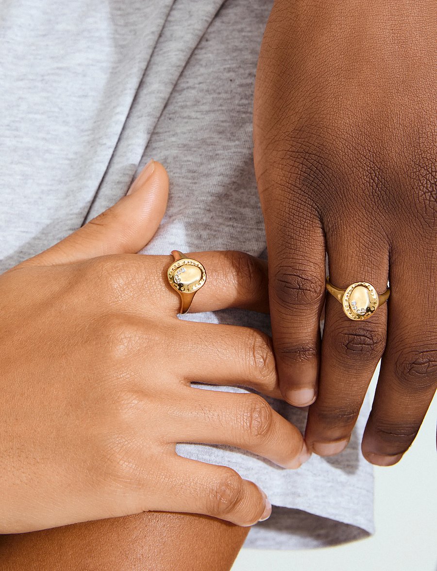 Pilgrim - HERE ring gold-plated - konfirmationstøj - gold plated - 2