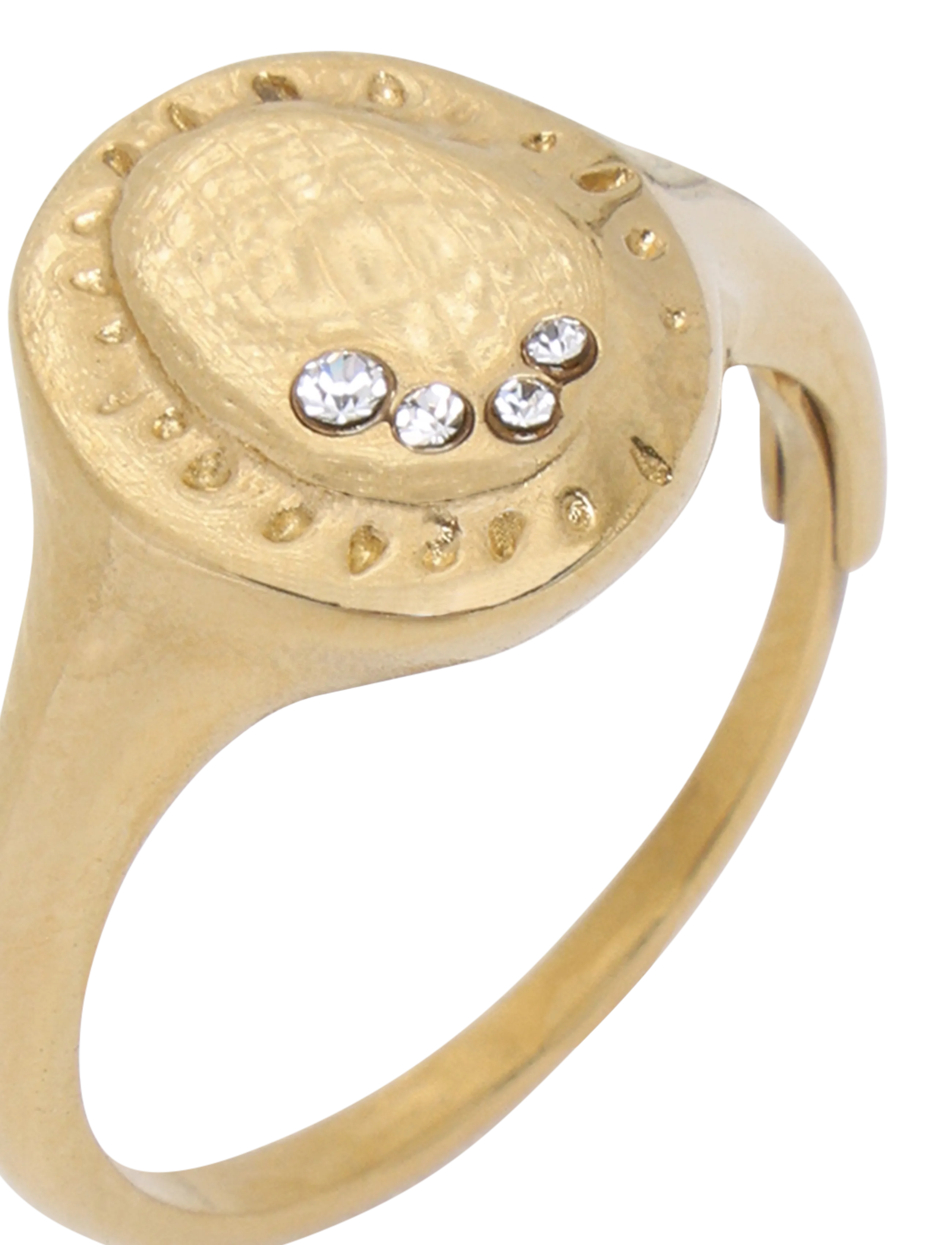 Pilgrim - HERE ring gold-plated - konfirmationstøj - gold plated - 4