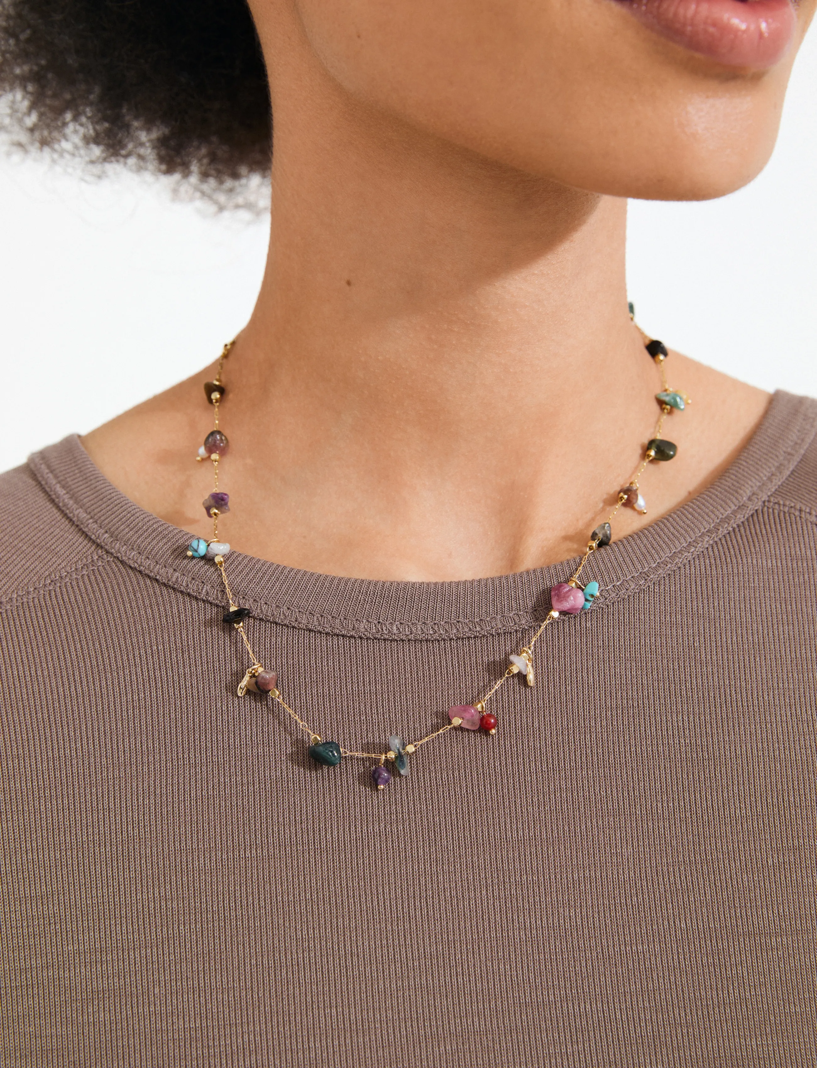 Pilgrim - HERE necklace gold-plated/multi - gold plated - 3
