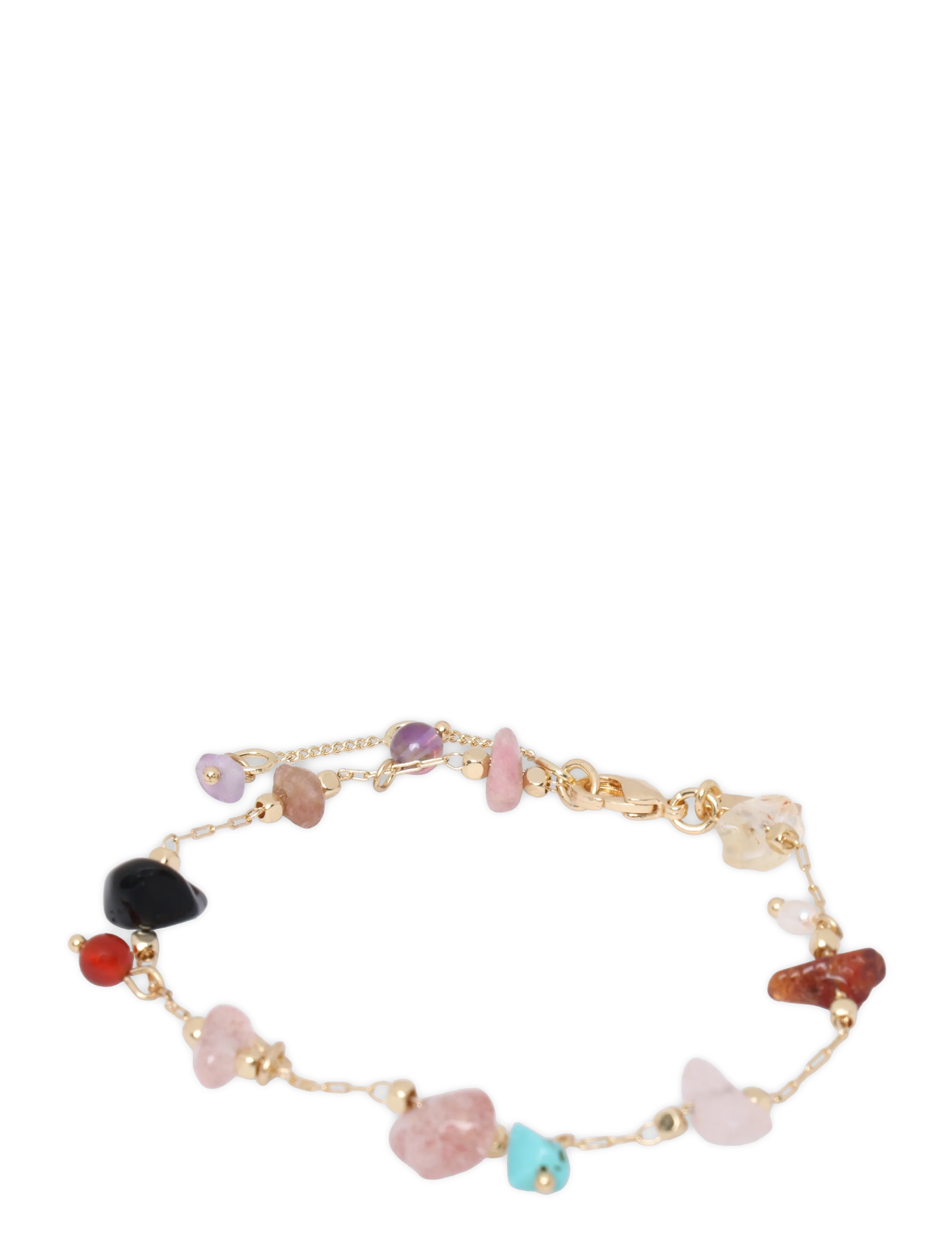 Pilgrim HERE bracelet gold-plated/multi - Bransoletki z pereł - GOLD PLATED / gold