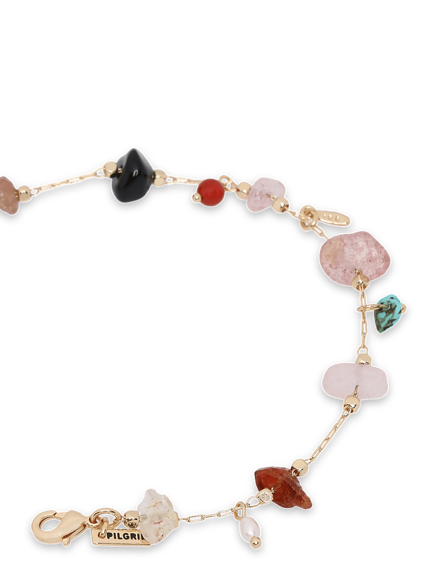 Pilgrim - HERE bracelet gold-plated/multi - konfirmationstøj - gold plated - 4