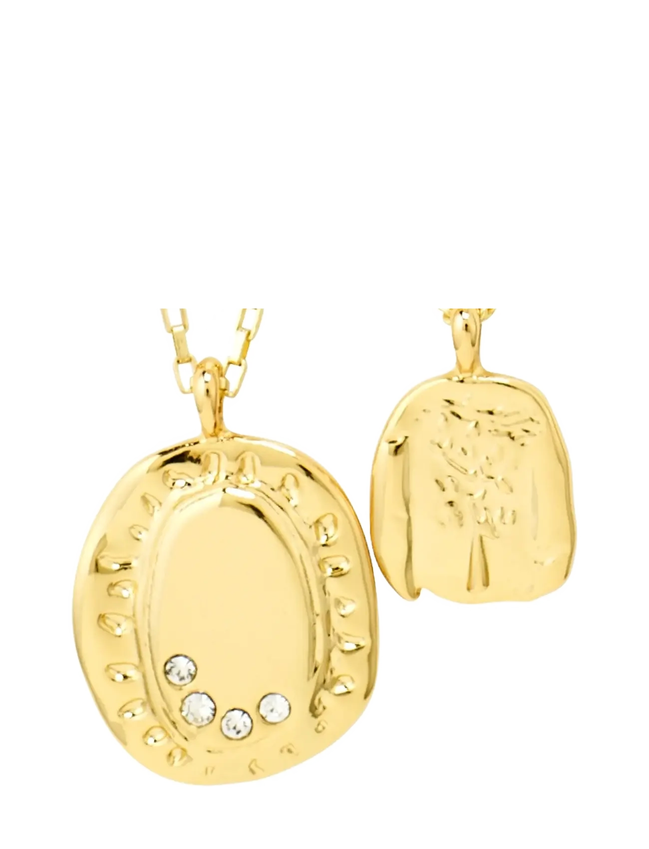 Pilgrim HERE necklace gold-plated - Necklaces - GOLD PLATED / gold