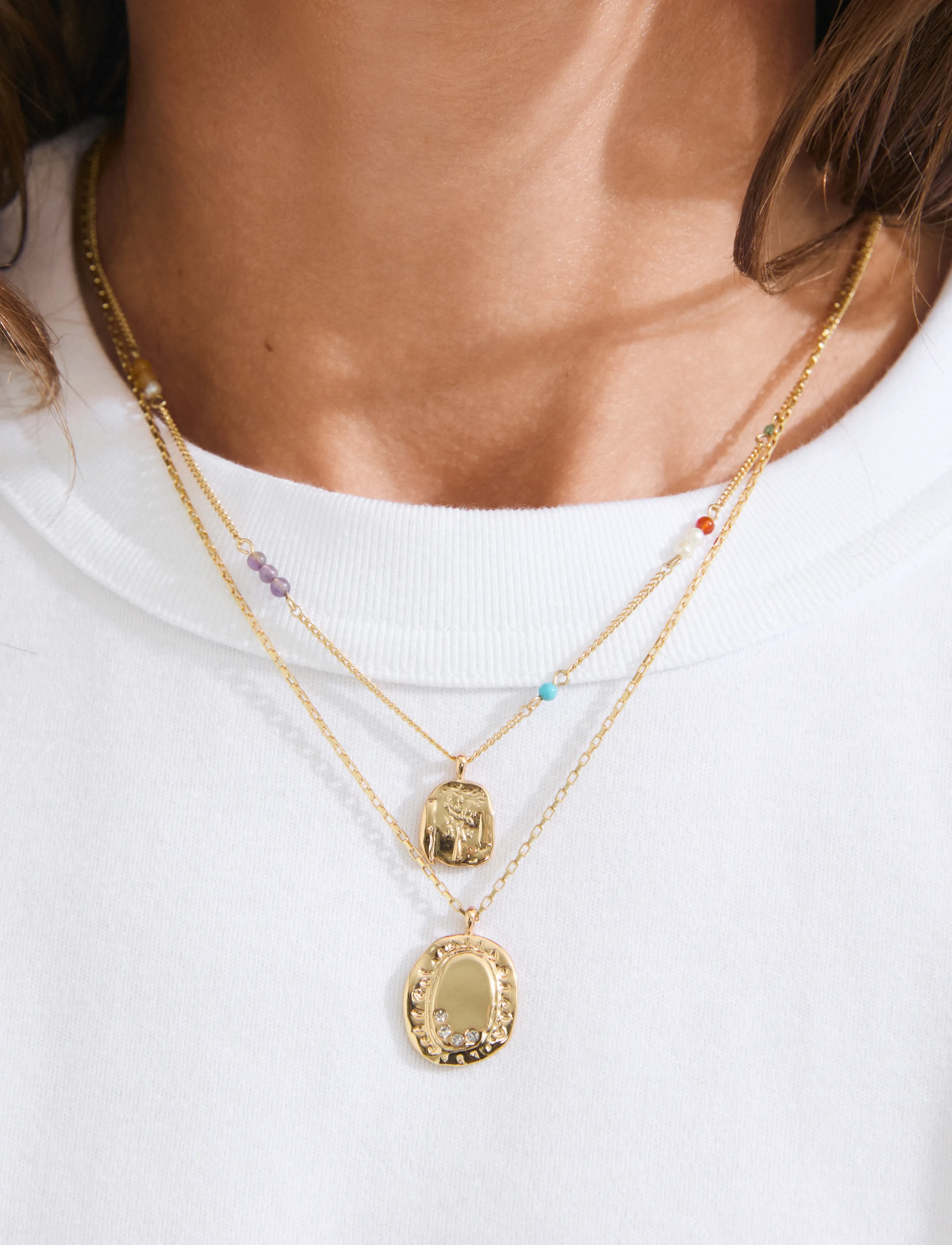 Pilgrim - HERE necklace gold-plated - gold plated - 4