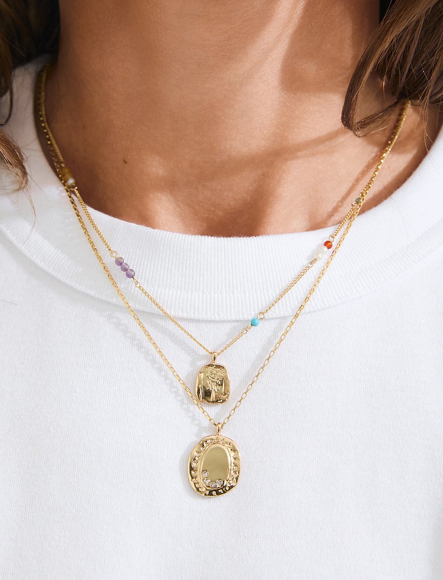 Pilgrim - HERE necklace gold-plated - gold plated - 4