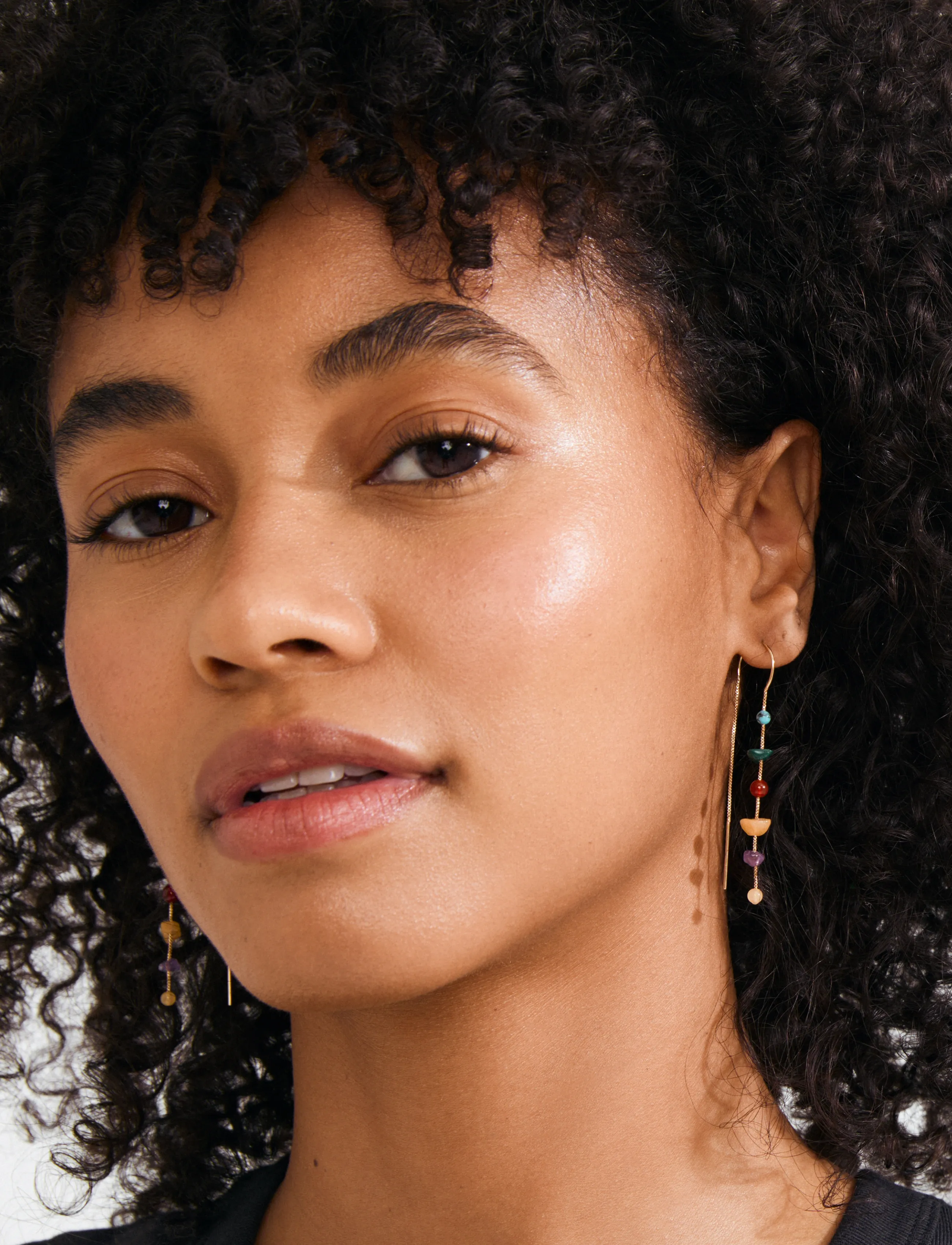 Pilgrim Here Earrings Gold-Plated/Multi, One Size, Gold, Earrings > Statement Earrings, Dame