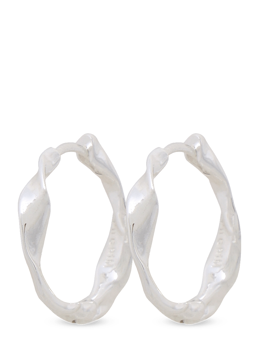 Pilgrim - HERE hoop earrings silver-plated - creoler & hoops - silver plated - 1