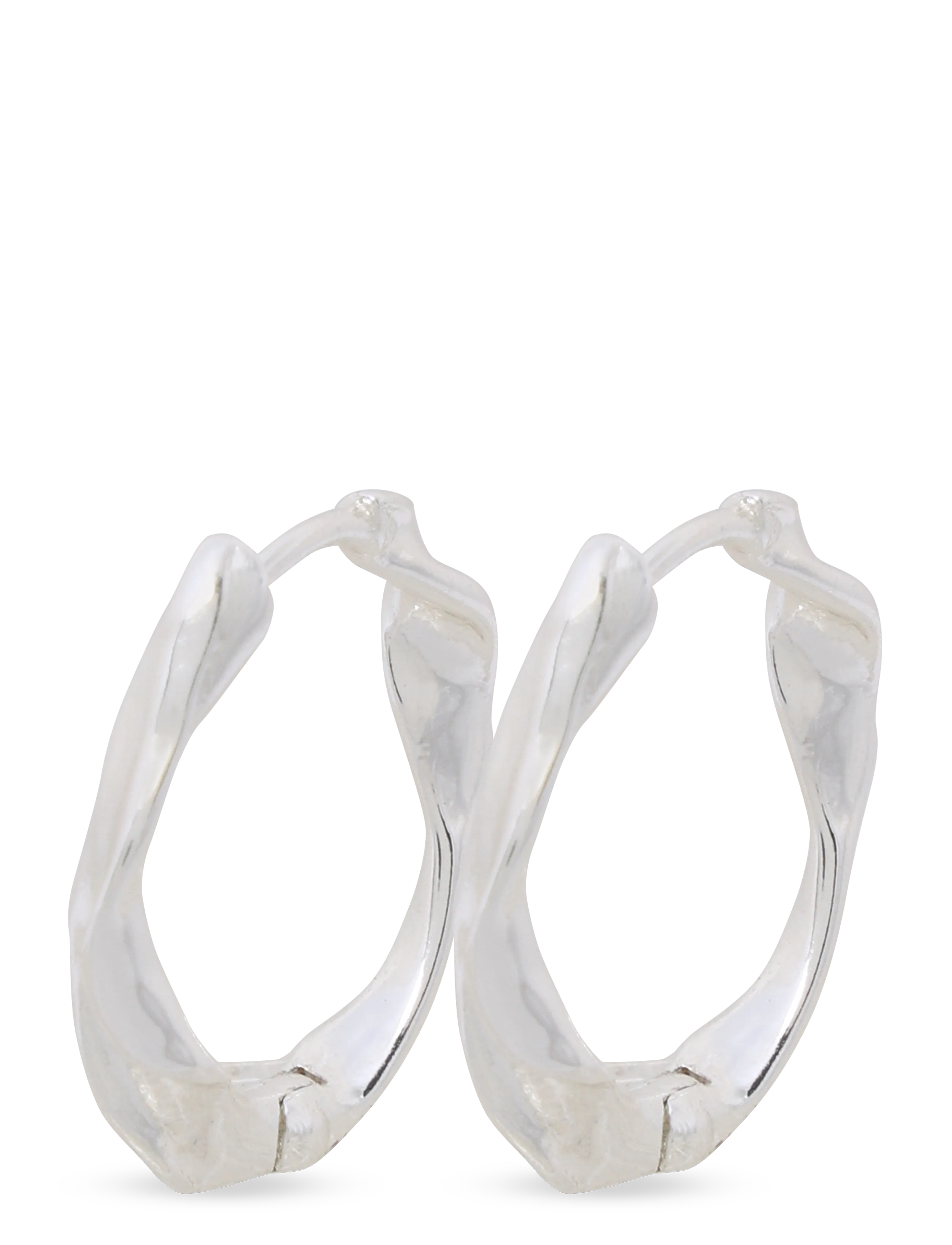 Pilgrim - HERE hoop earrings silver-plated - creoler & hoops - silver plated - 2