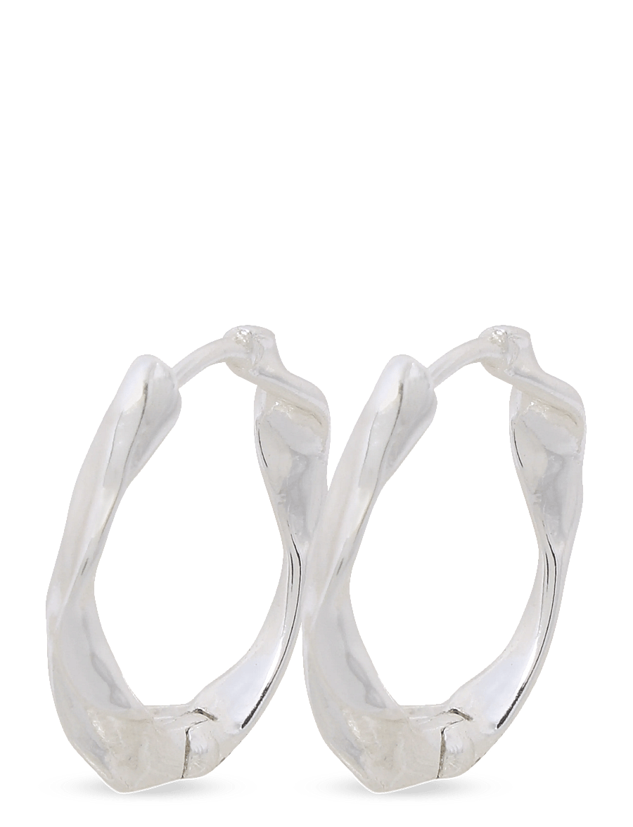 Pilgrim - HERE hoop earrings silver-plated - creoler & hoops - silver plated - 2
