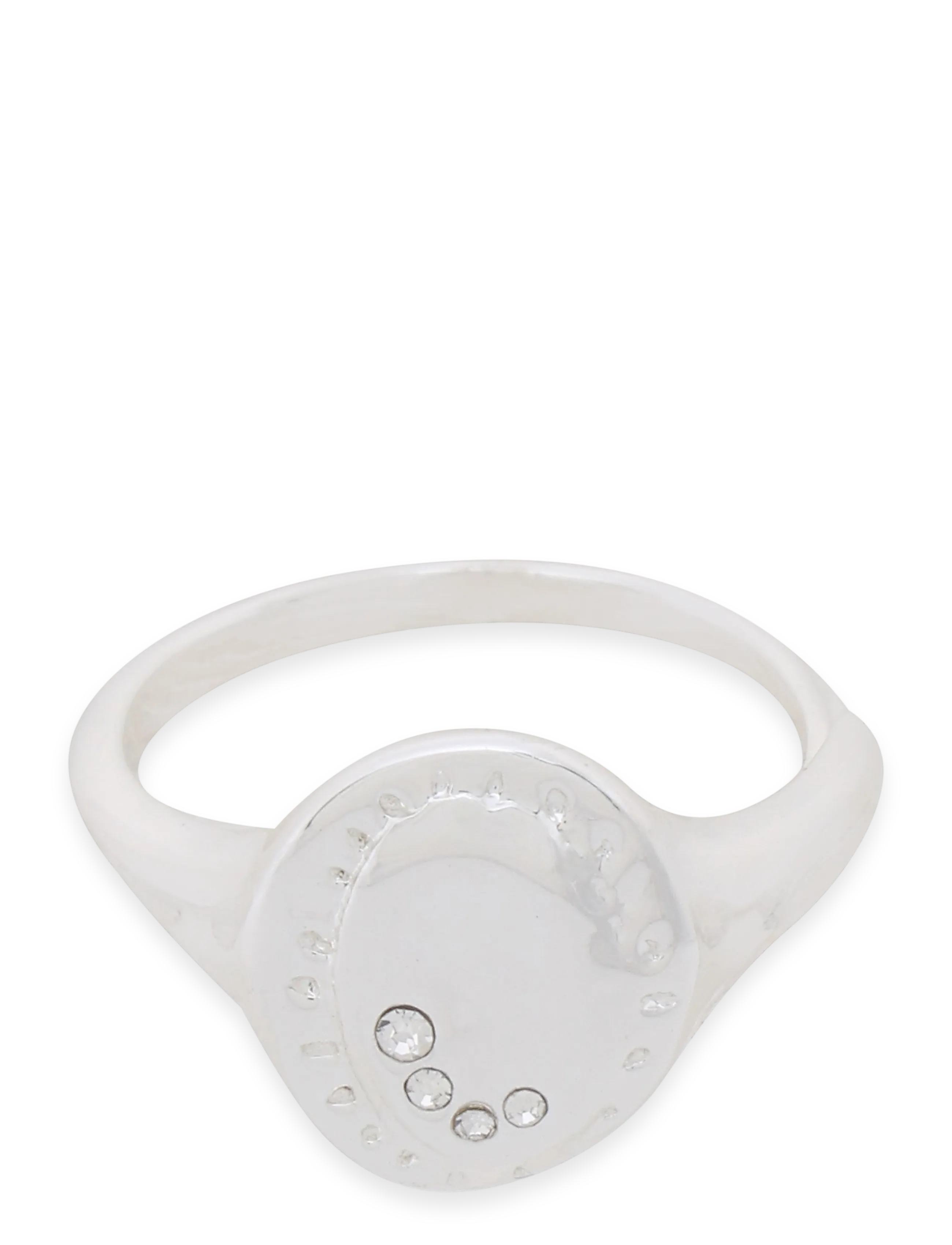 Pilgrim HERE ring silver-plated - Accessories - SILVER PLATED / silver