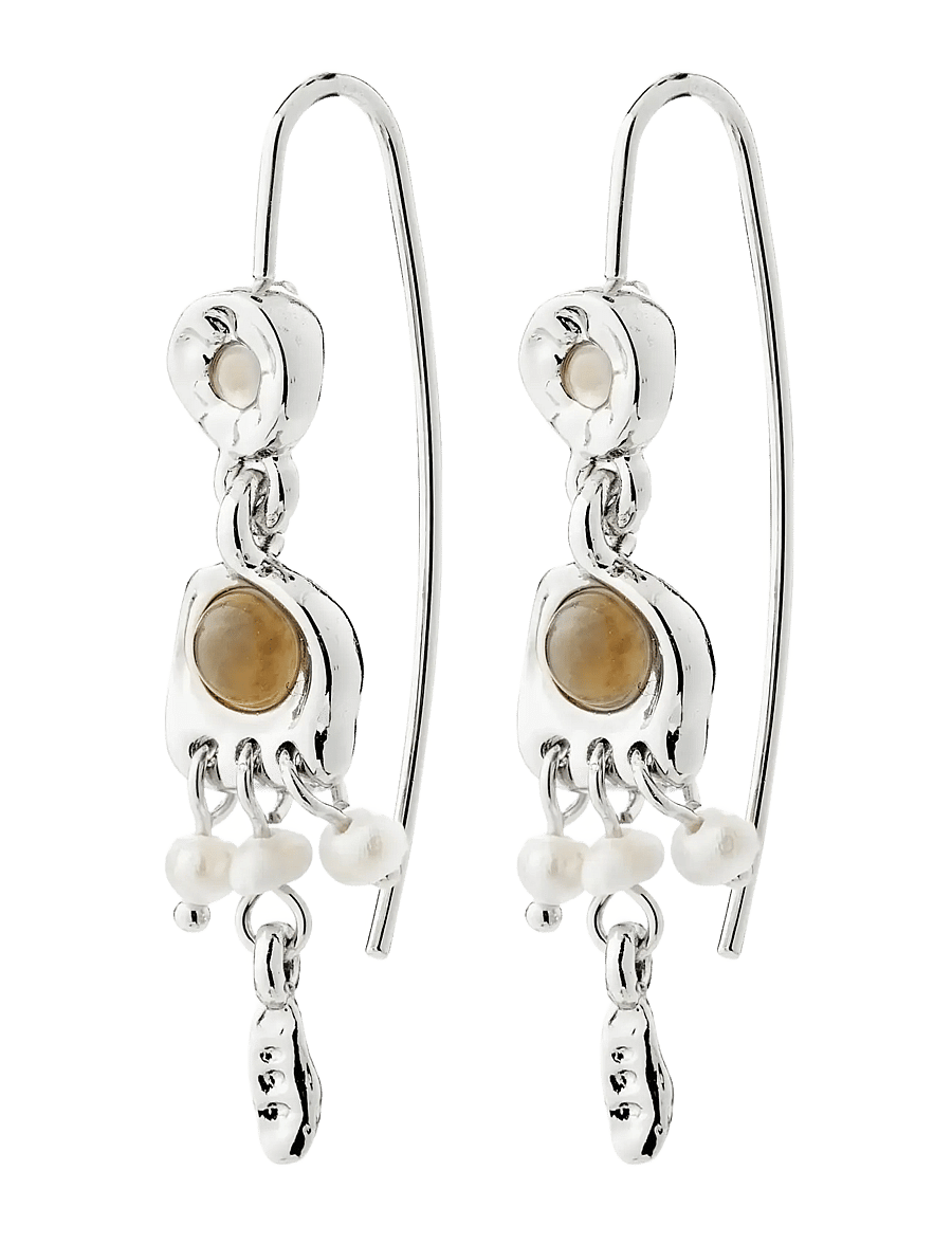Pilgrim - HERE earrings silver-plated - perlenohrringe - silver plated - 1