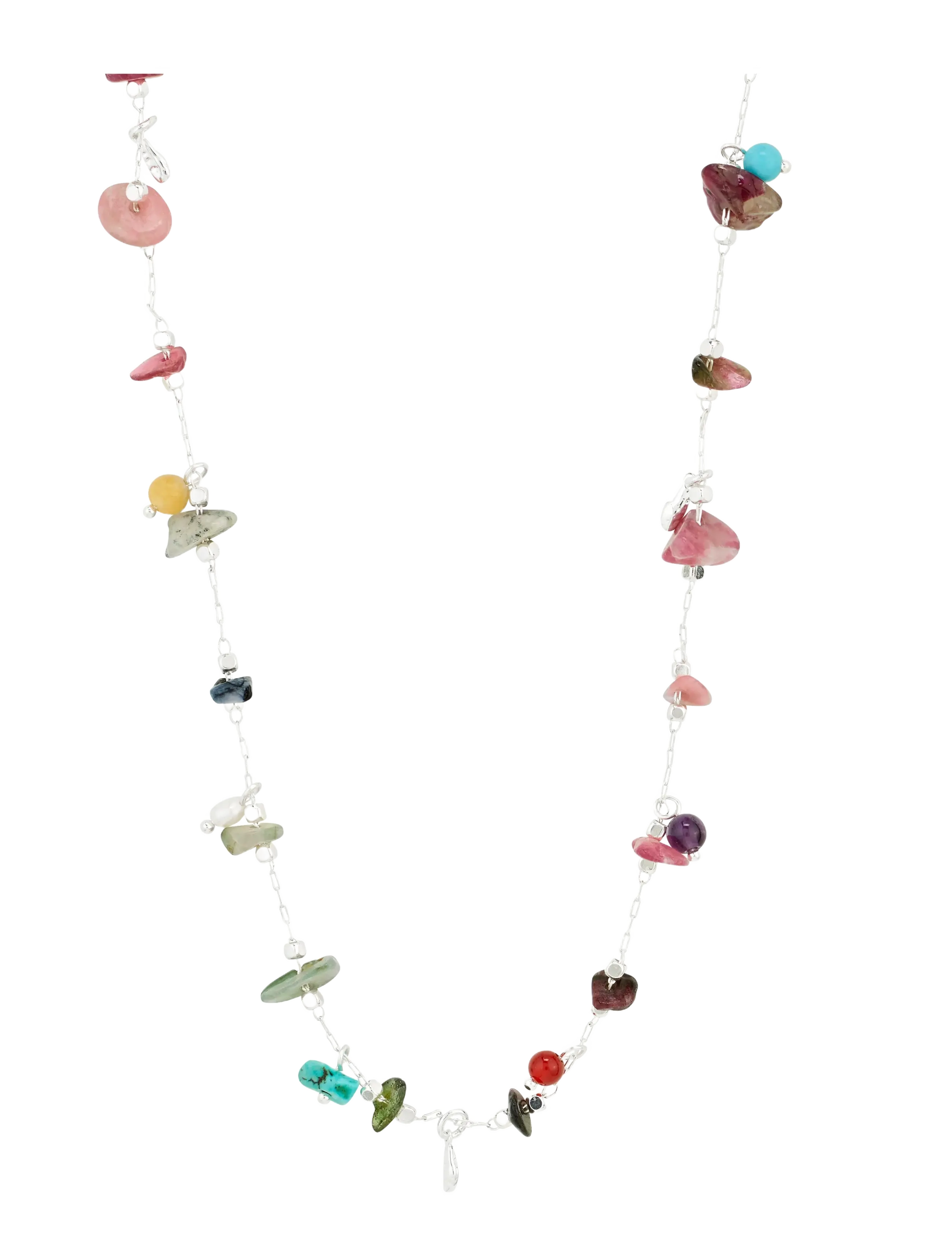 Pilgrim HERE necklace silver-plated/multi - Necklaces - SILVER PLATED / silver