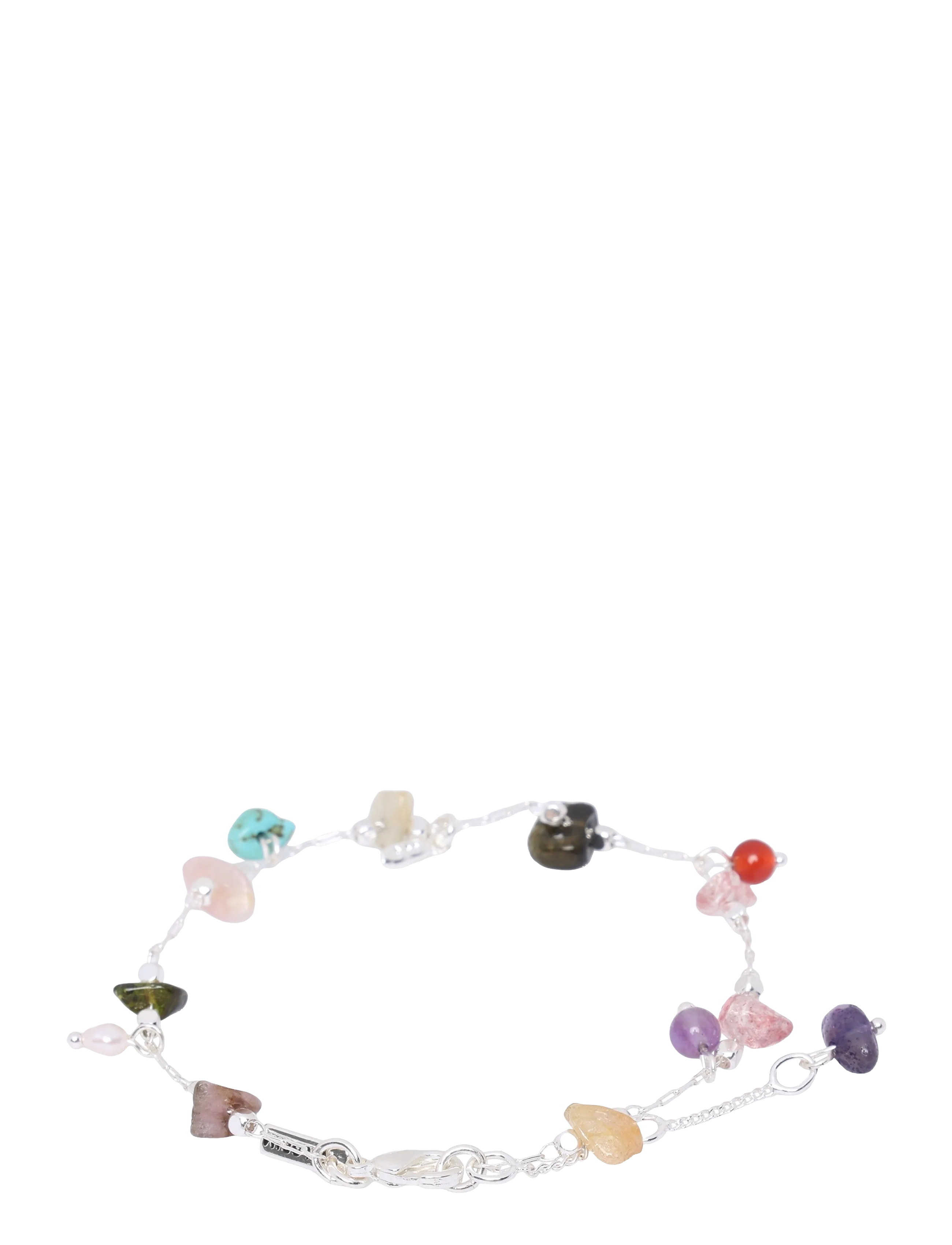 Pilgrim HERE bracelet silver-plated/multi - Käeketid - SILVER PLATED / silver