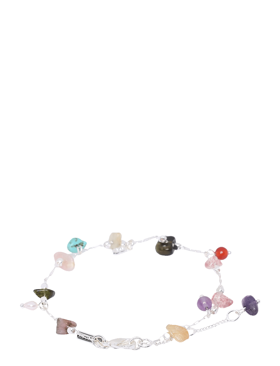 Pilgrim - HERE bracelet silver-plated/multi - konfirmationstøj - silver plated - 1