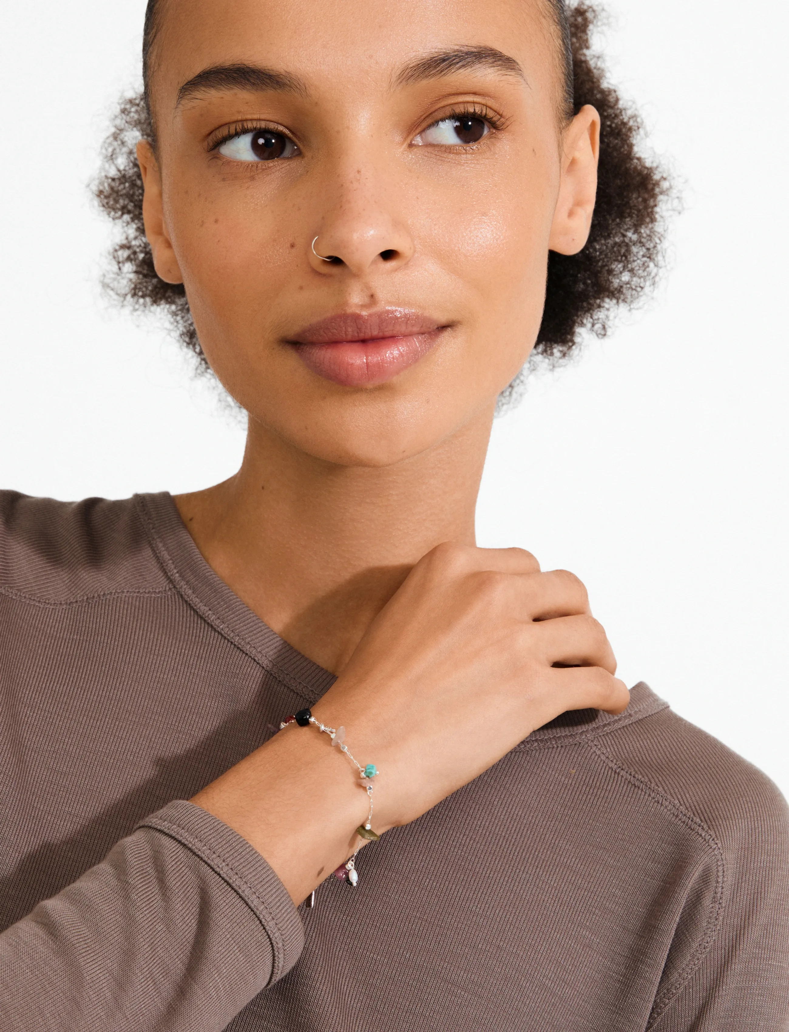 Pilgrim Here Bracelet Silver-Plated/Multi, One Size, Bracelets, Silber - Chain Frauen