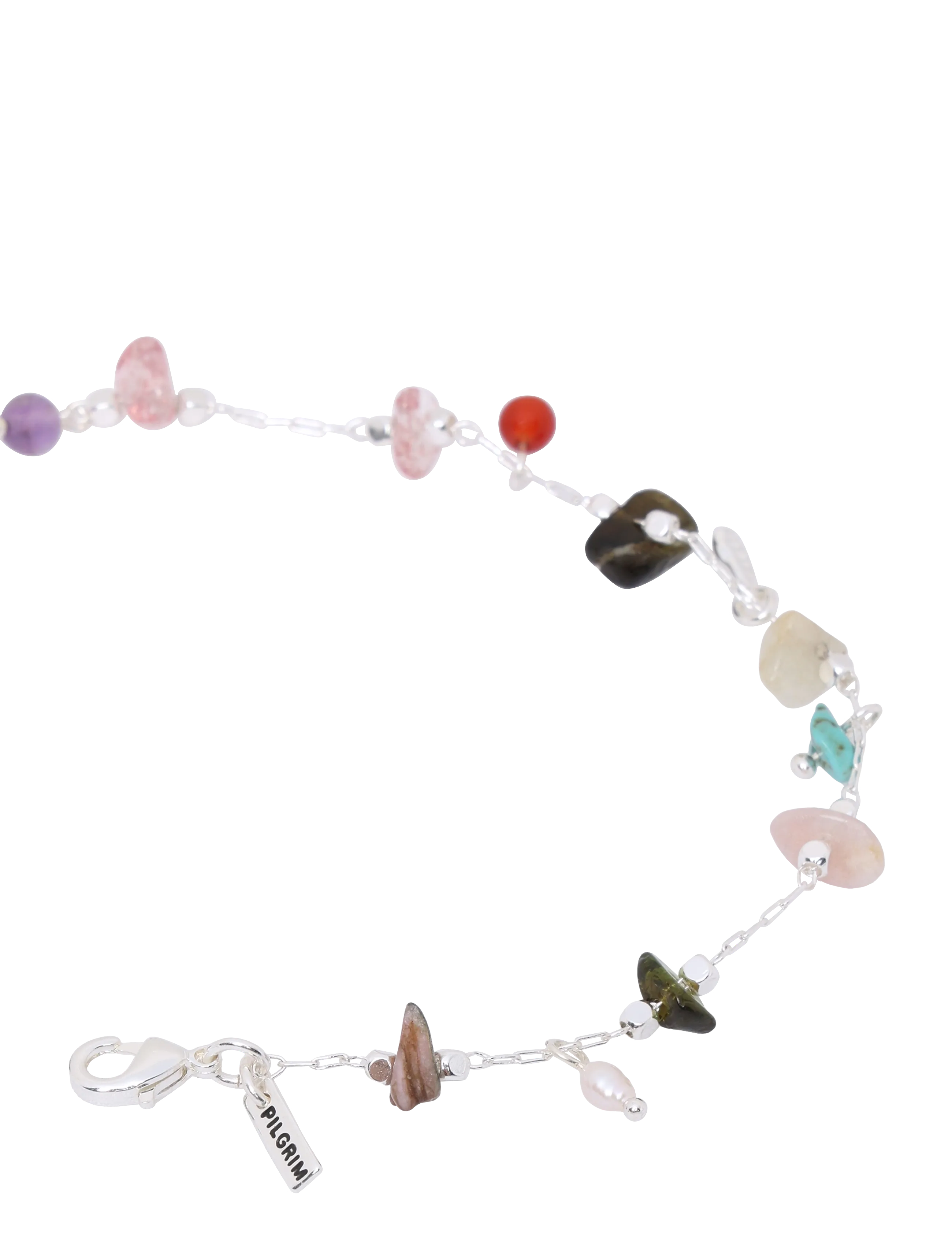 Pilgrim - HERE bracelet silver-plated/multi - konfirmationstøj - silver plated - 4