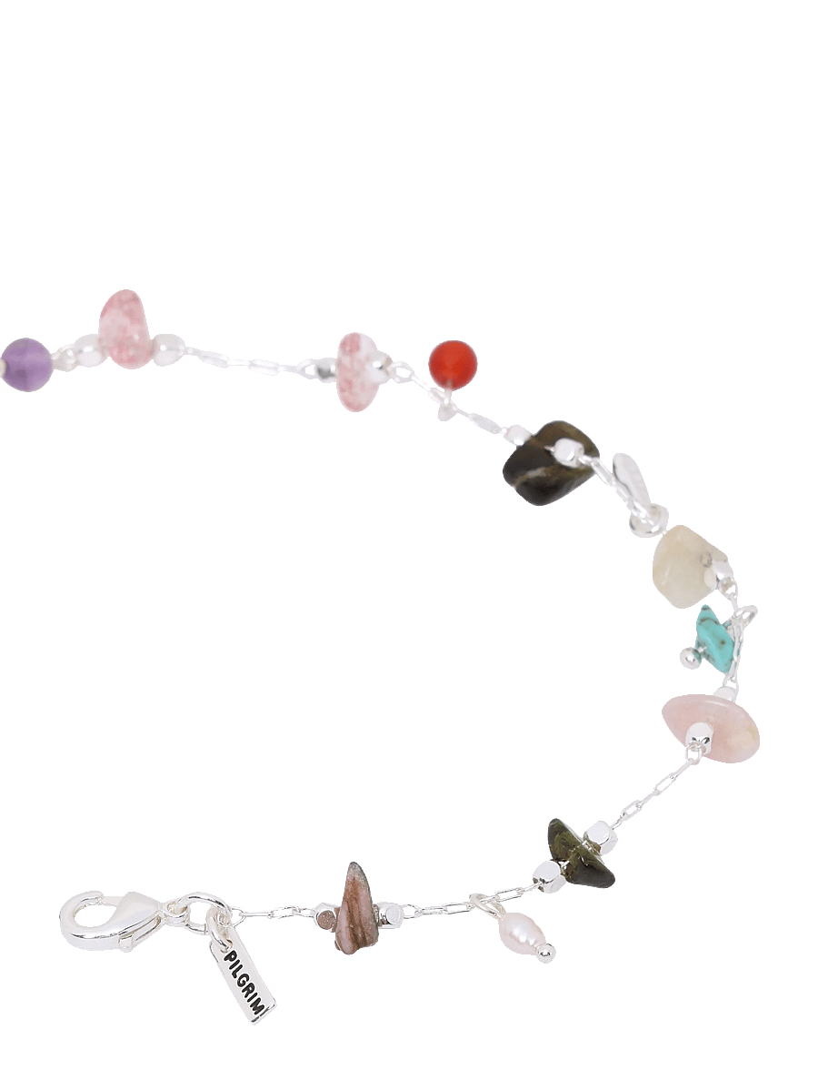 Pilgrim - HERE bracelet silver-plated/multi - konfirmationstøj - silver plated - 4