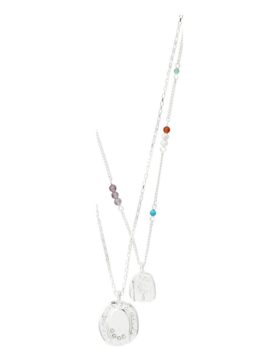 Pilgrim - HERE necklace silver-plated - silver plated - 1