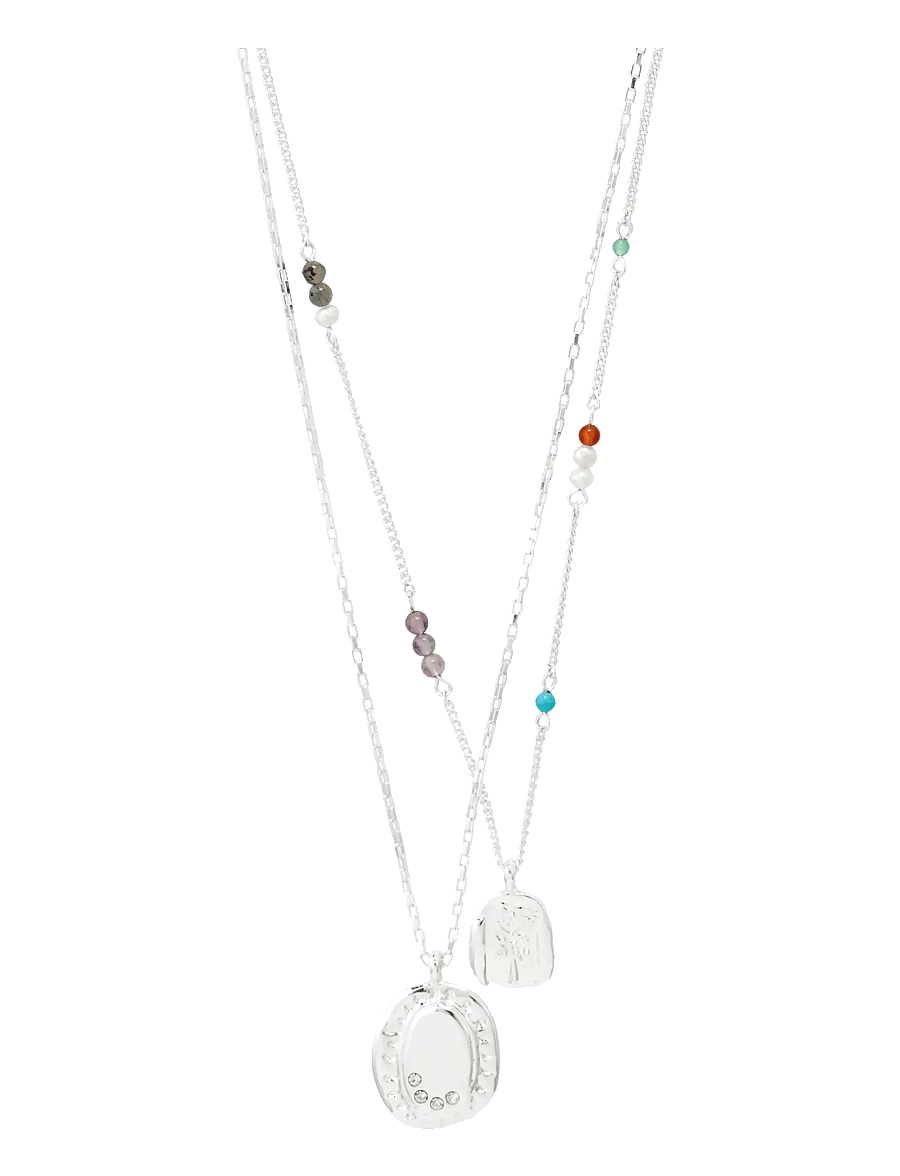 Pilgrim - HERE necklace silver-plated - perlenketten - silver plated - 1