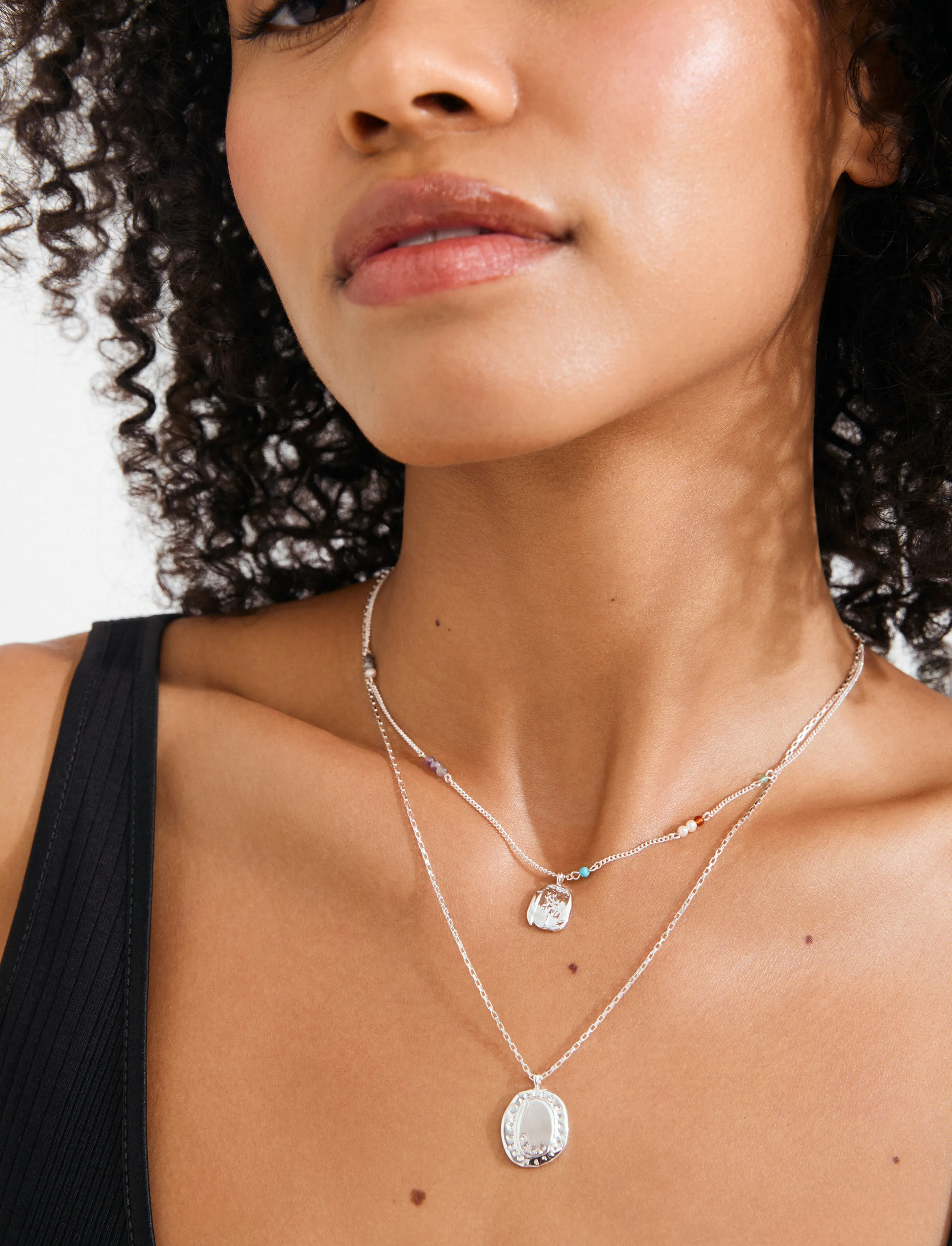 Pilgrim - HERE necklace silver-plated - silver plated - 4