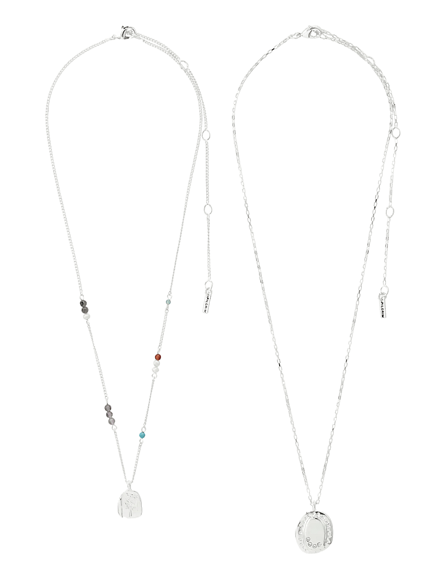 Pilgrim - HERE necklace silver-plated - silver plated - 3