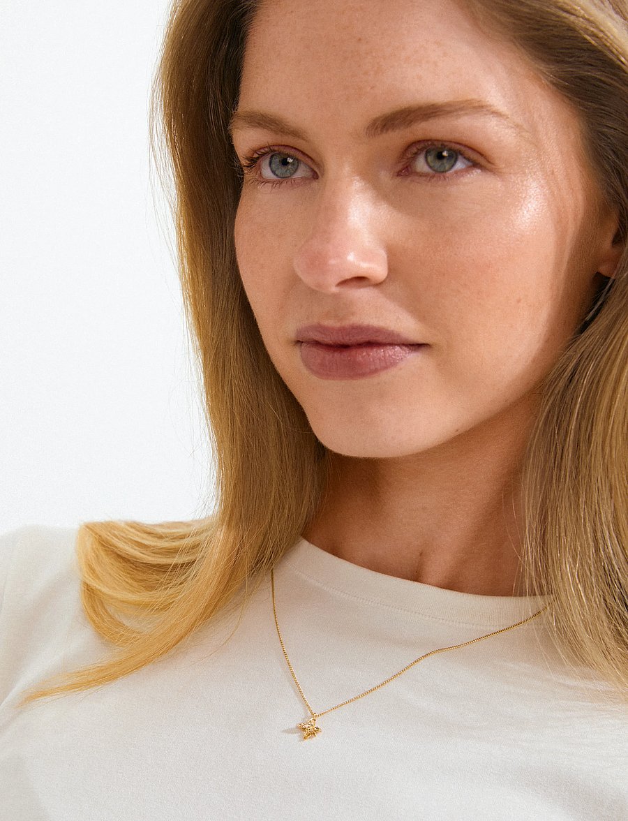 Pilgrim - TRACE necklace gold-plated - gold plated - 0
