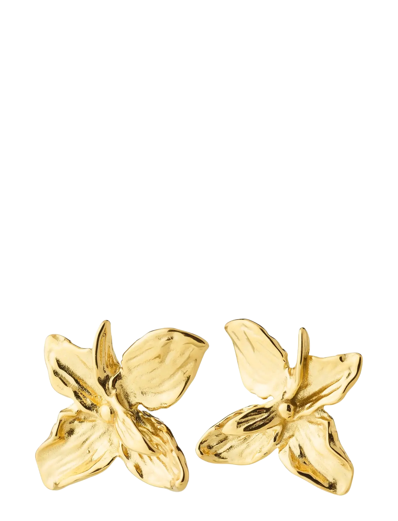 Pilgrim TRACE flower earrings gold-plated - Modetrends - GOLD PLATED / gold