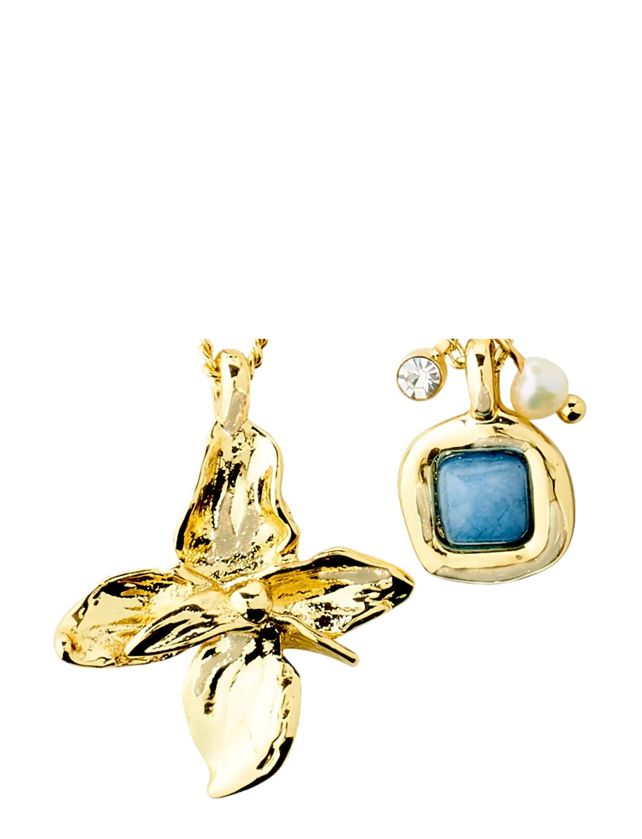 Pilgrim TRACE necklaces 2-in-1 set, gold-plated - Halsketten - GOLD PLATED / gold