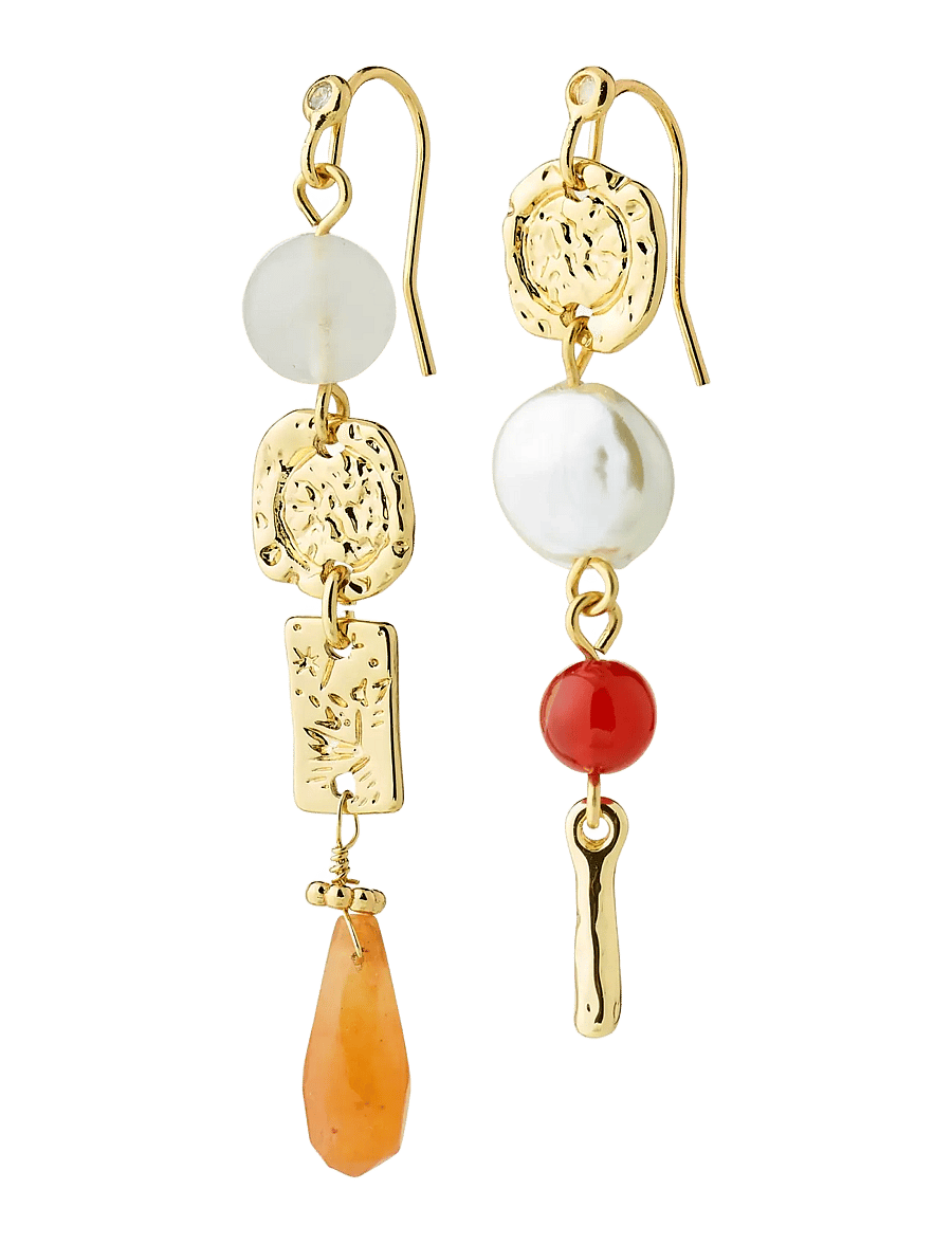Pilgrim - TRACE earrings gold-plated/multi - gold plated - 1