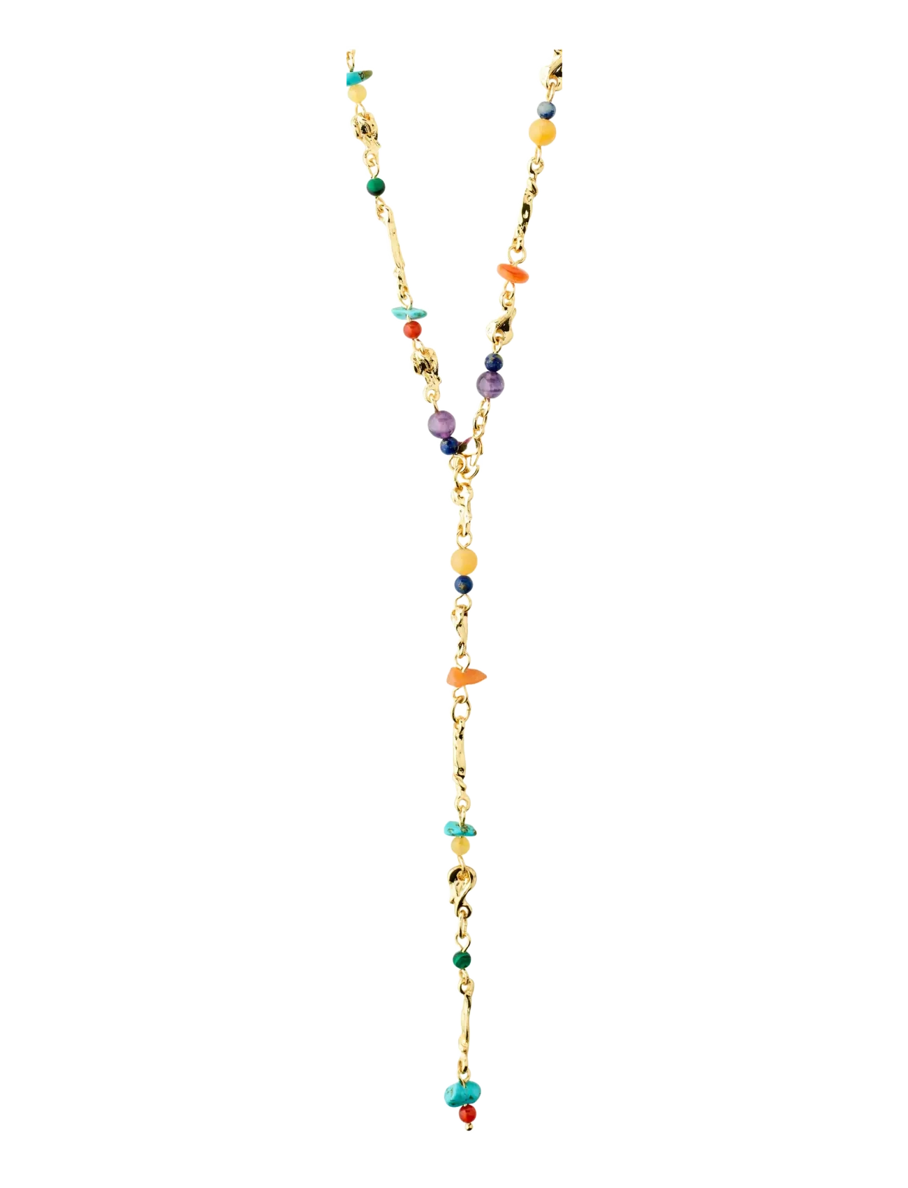 Pilgrim TRACE necklace gold-plated/multi - Halsketten - GOLD PLATED / gold