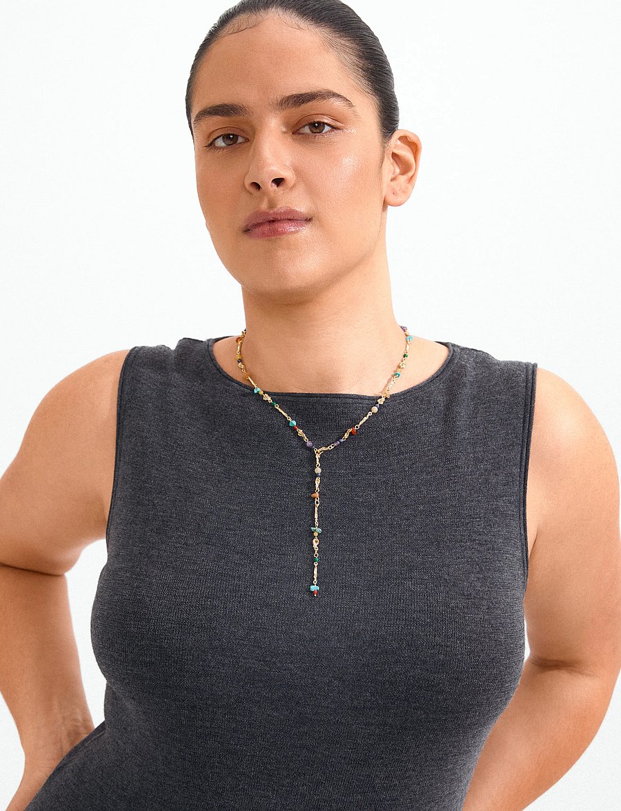 Pilgrim - TRACE necklace gold-plated/multi - gold plated - 0