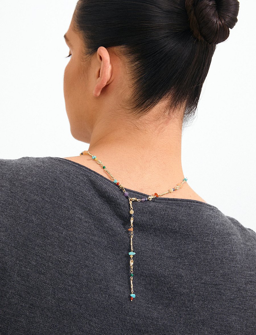 Pilgrim - TRACE necklace gold-plated/multi - gold plated - 5