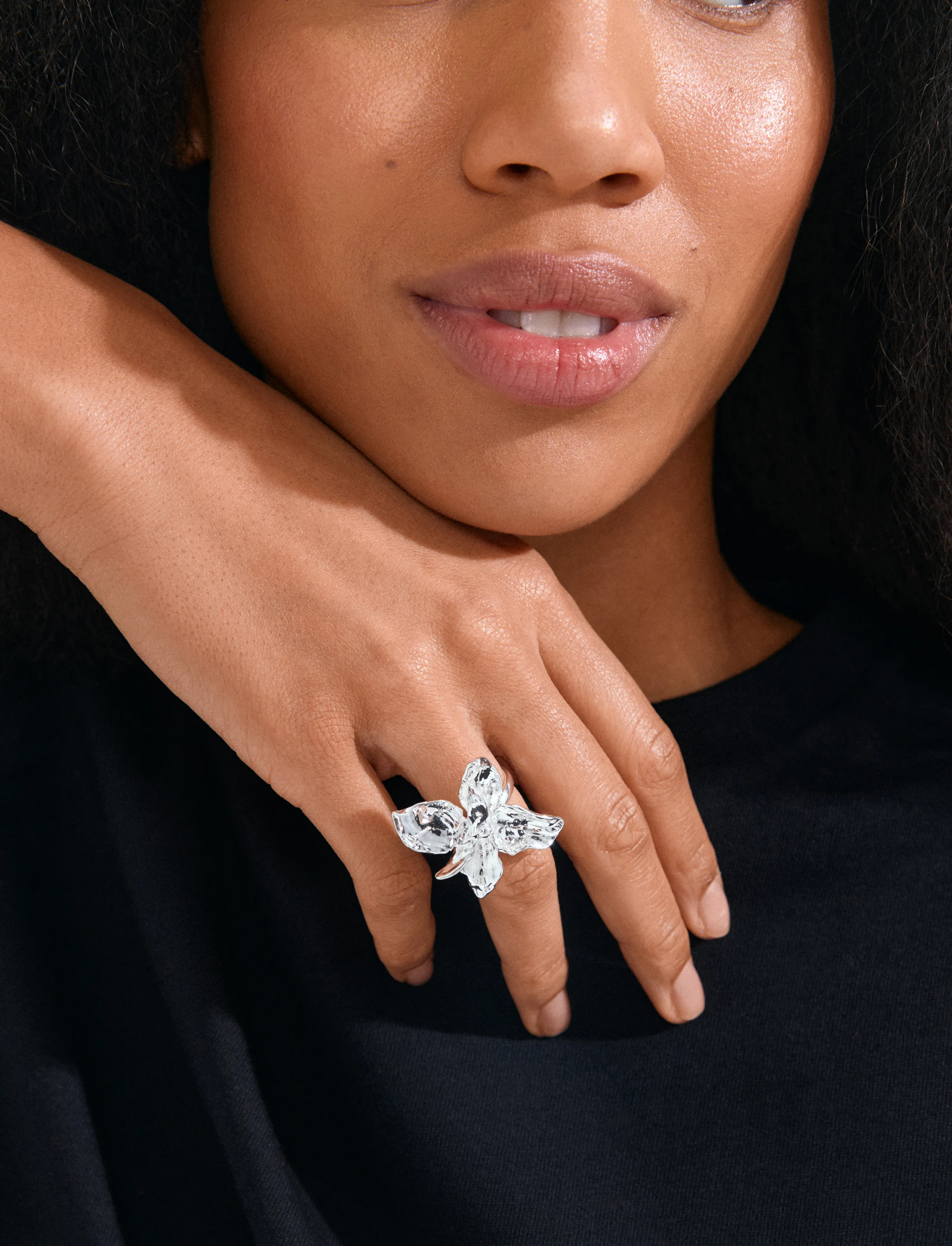 Pilgrim - TRACE ring silver-plated - silver plated - 2