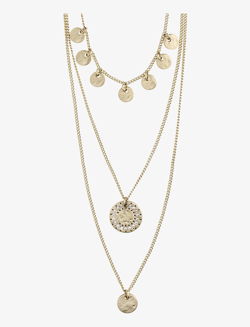Pilgrim - ARDEN 3-in-1 crystal necklace gold-plated - gold plated - 0