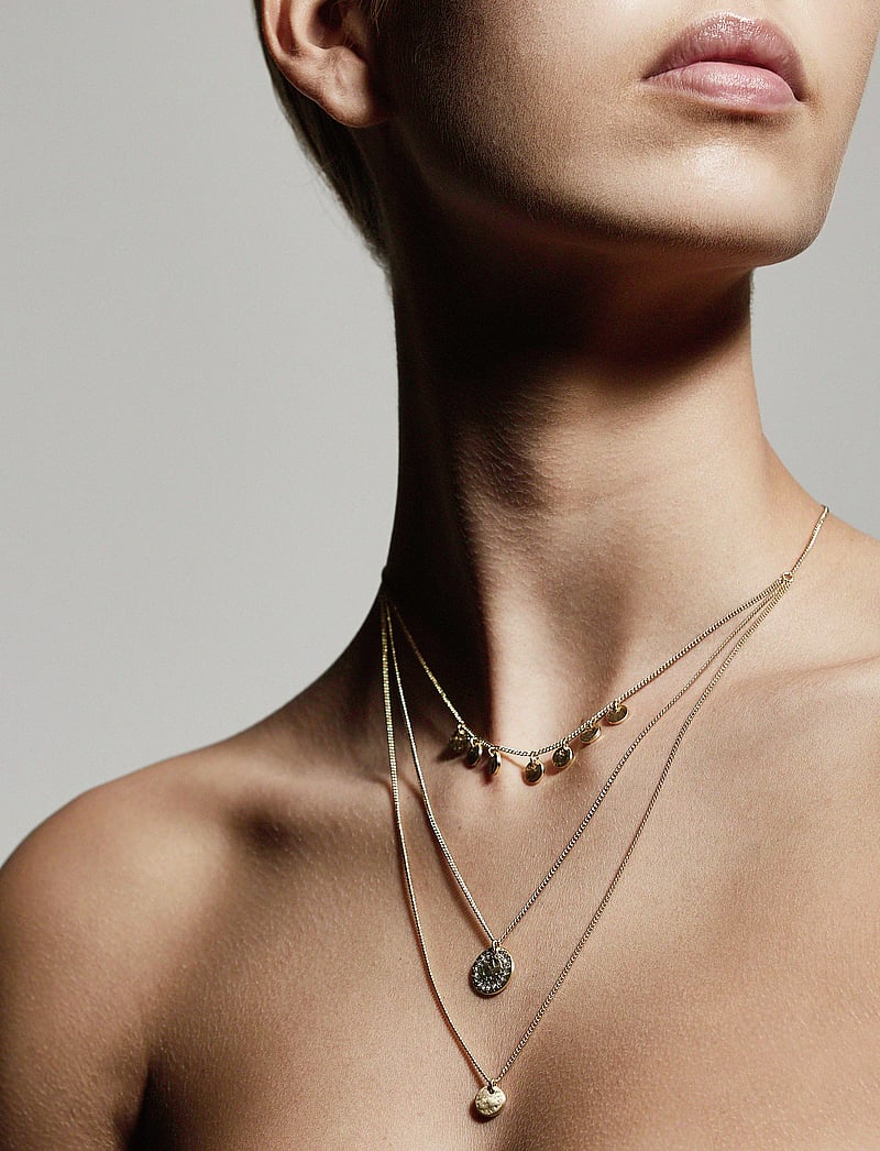 Pilgrim - ARDEN 3-in-1 crystal necklace gold-plated - gold plated - 2