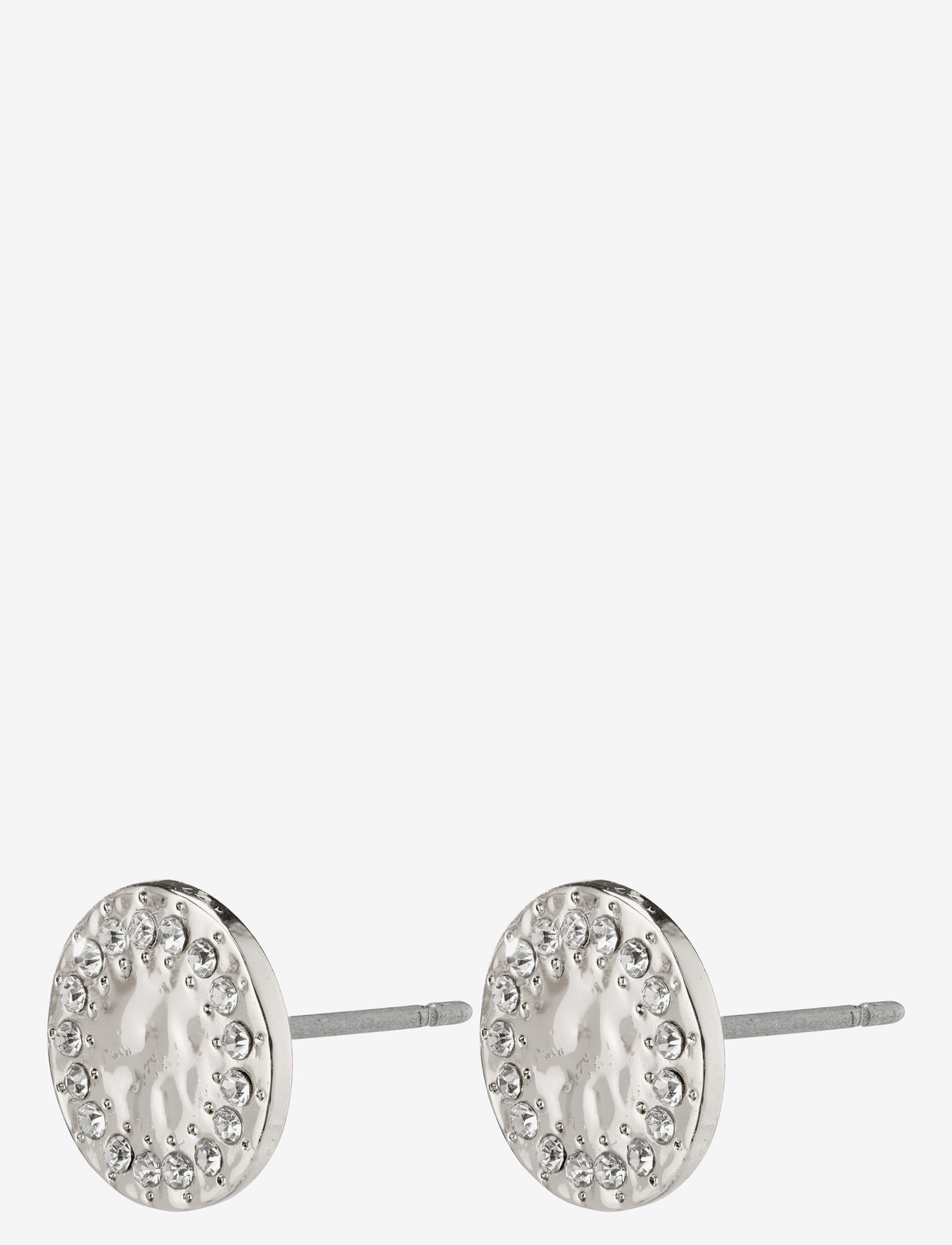 Earrings Compassion Silver Plated Crystal - SILVER PLATED