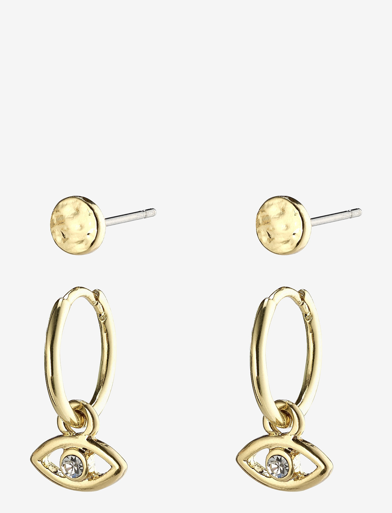 Pilgrim - Earrings  Poesy - gold plated - 0