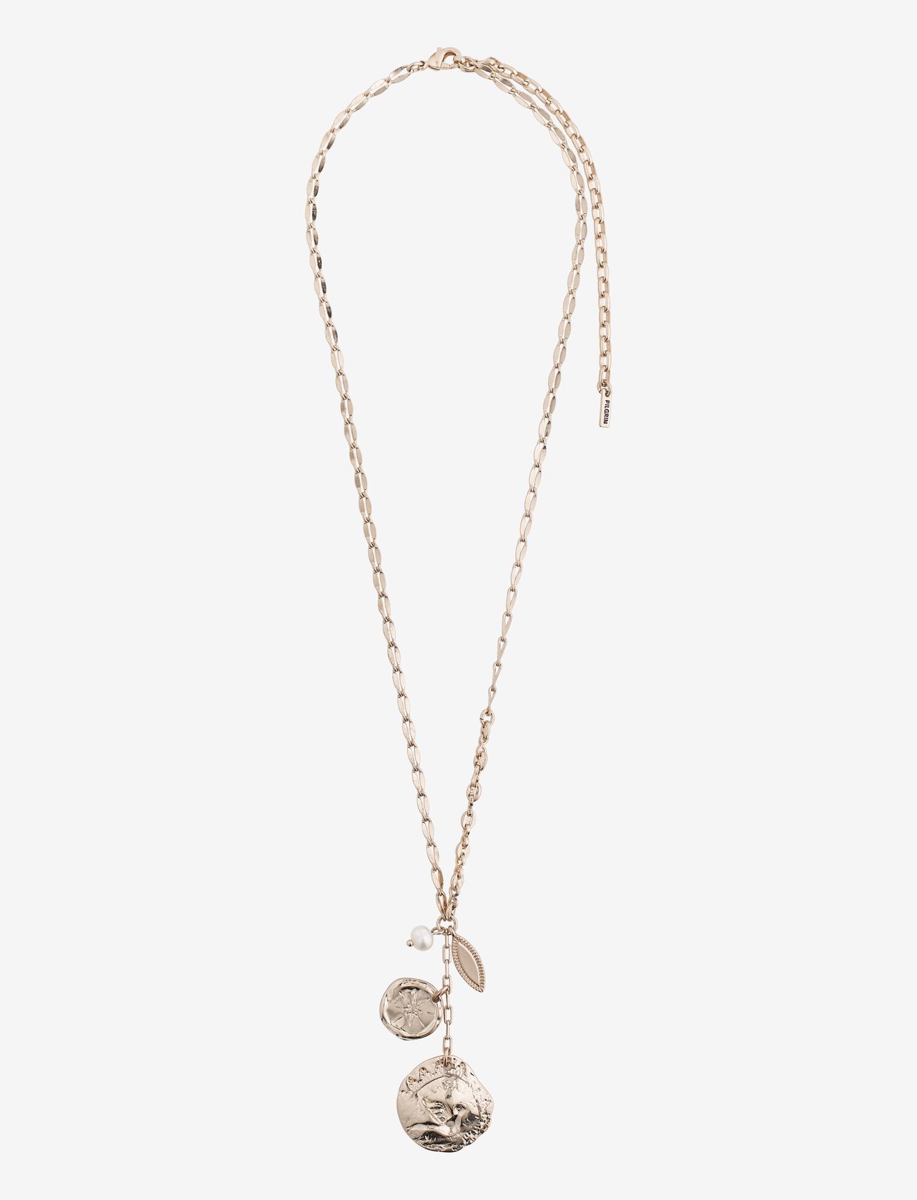 Pilgrim - Necklace Poesy Rose Gold Plated White - rose gold plated - 0