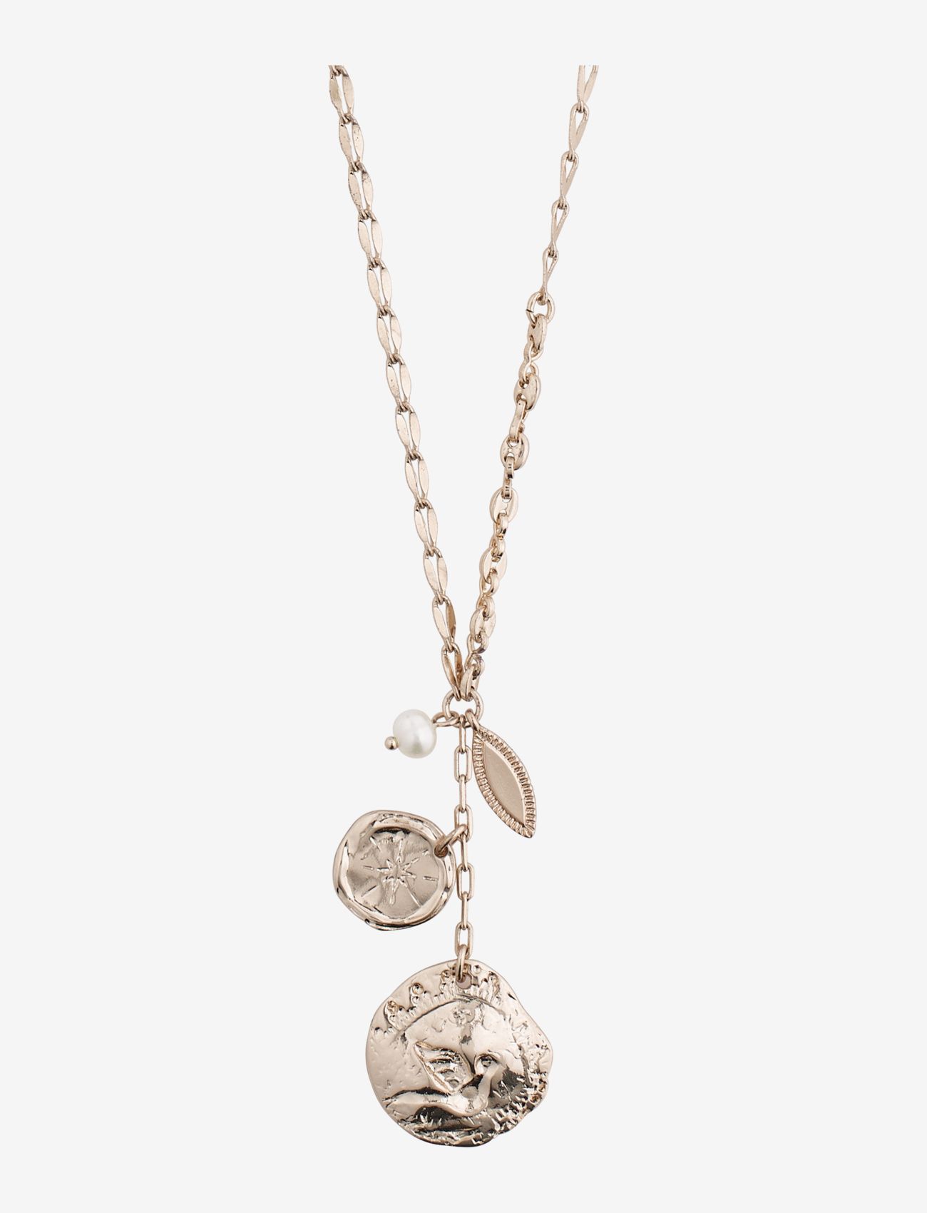 Pilgrim - Necklace Poesy Rose Gold Plated White - rose gold plated - 1
