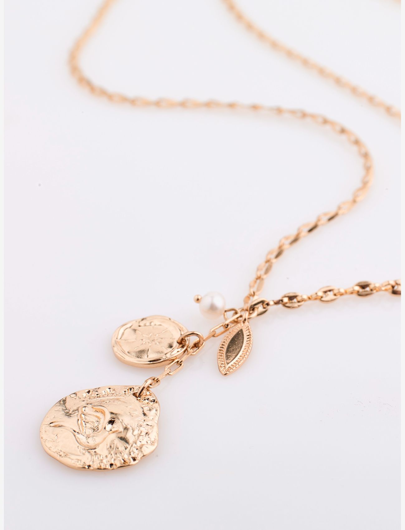 Pilgrim - Necklace Poesy Rose Gold Plated White - rose gold plated - 2